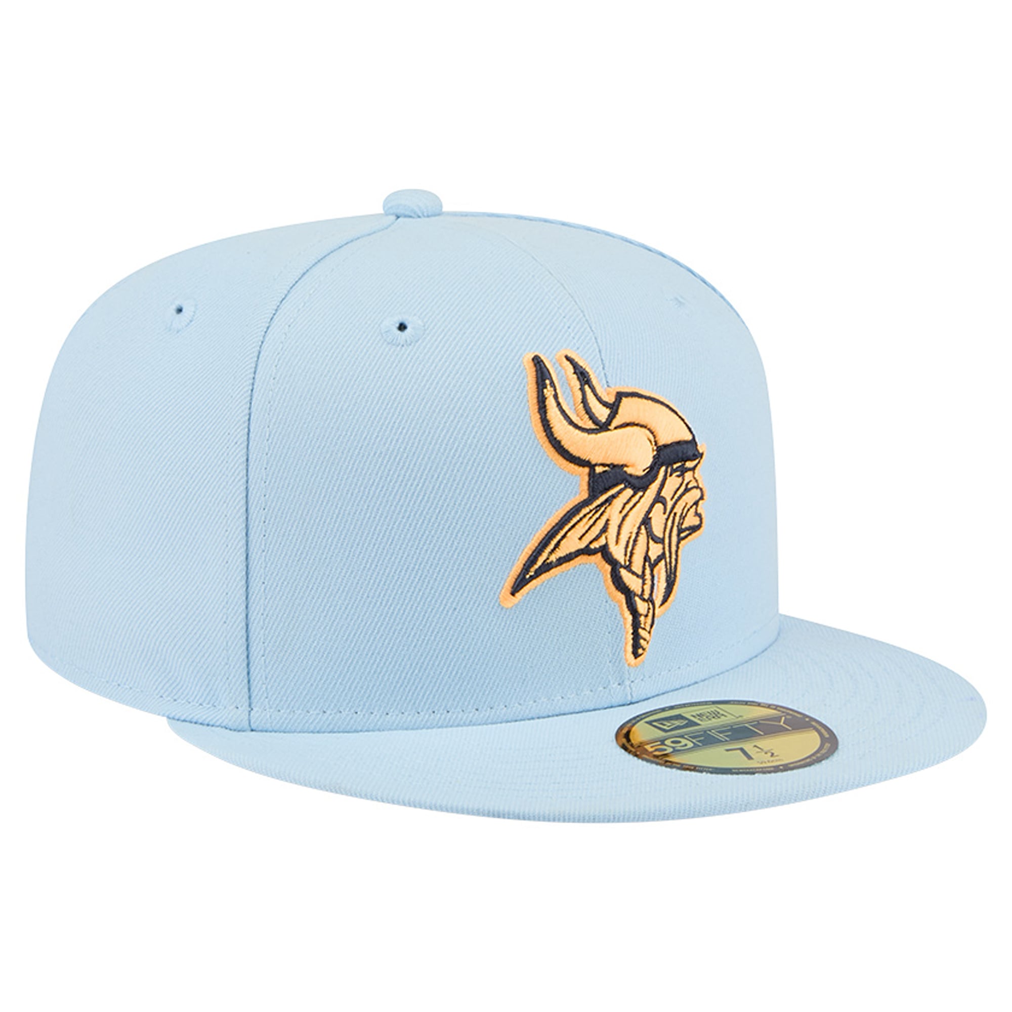Casquette ajustée New Era Coastal Blue Minnesota Vikings 59FIFTY pour homme