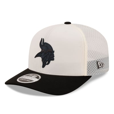 Minnesota Vikings New Era Color Pop 9SEVENTY Adjustable Hat - Cream/Black
