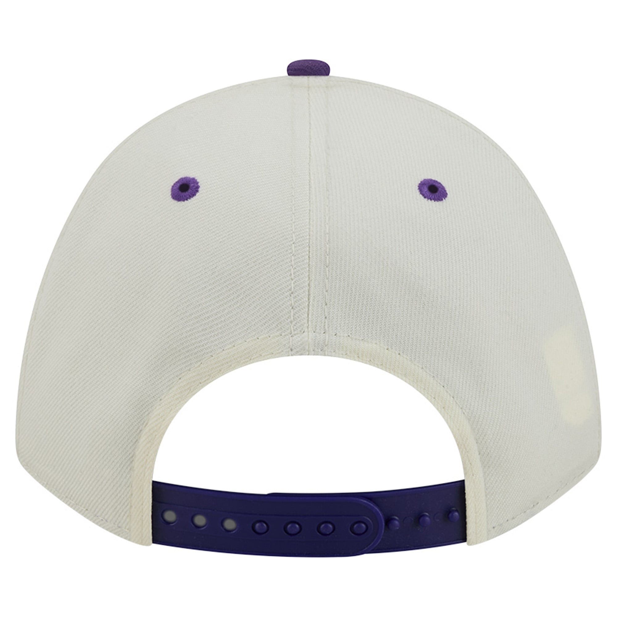 Casquette ajustable New Era crème/violette Minnesota Vikings Arch 9FORTY A-Frame M-Crown pour homme