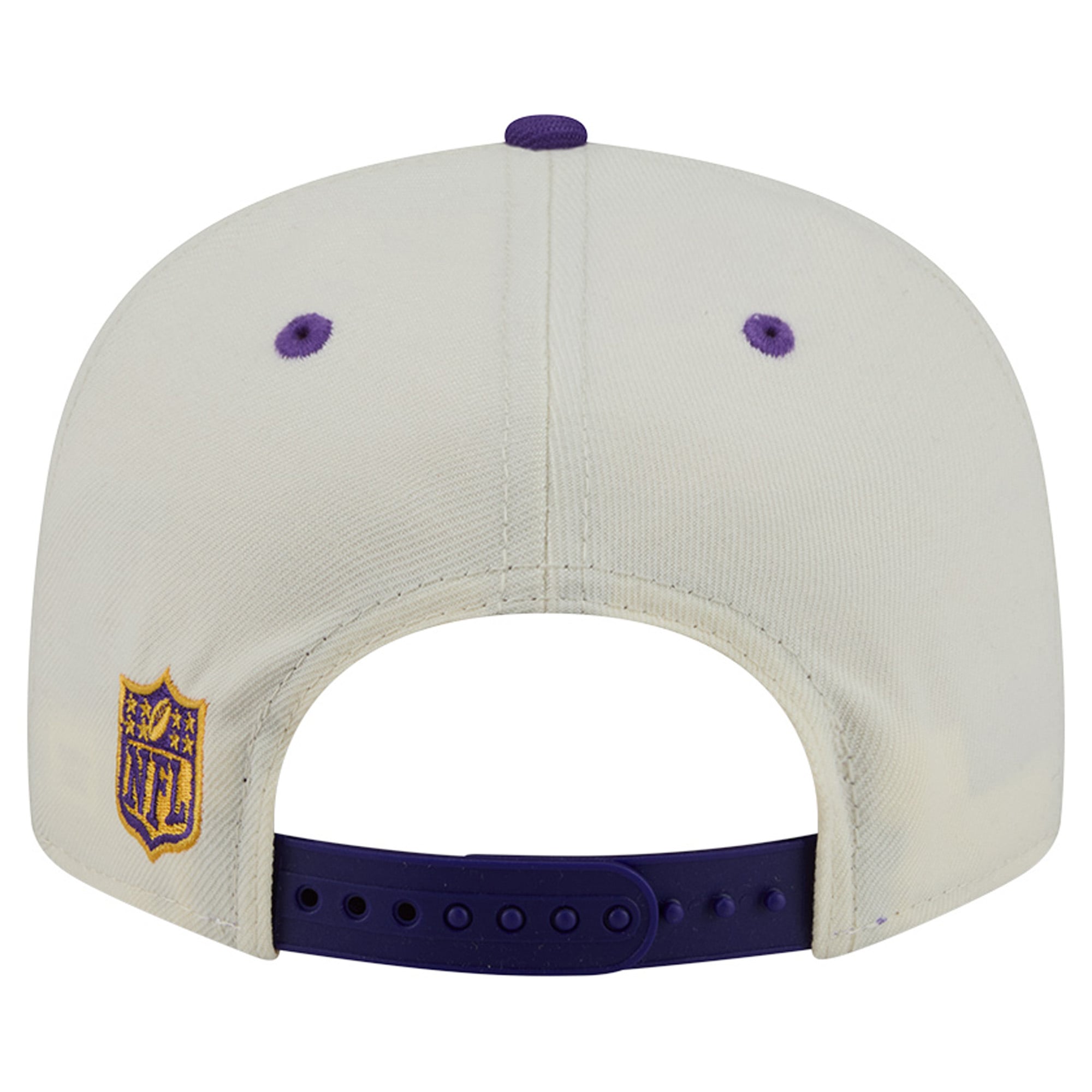 Casquette snapback New Era Classic 9FIFTY crème/violette Minnesota Vikings pour homme