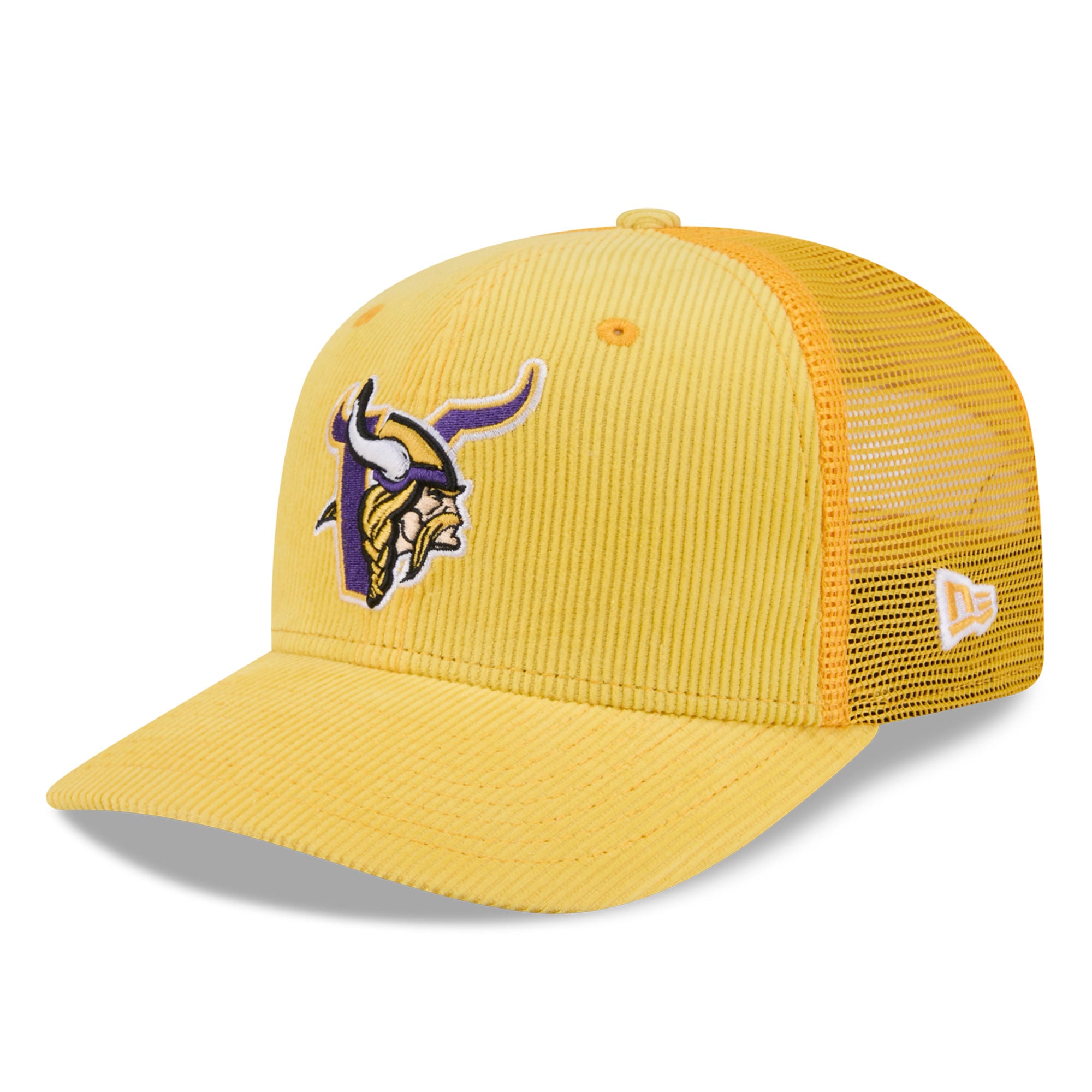 Men's New Era Gold Minnesota Vikings Deceptor 9SEVENTY Adjustable Hat