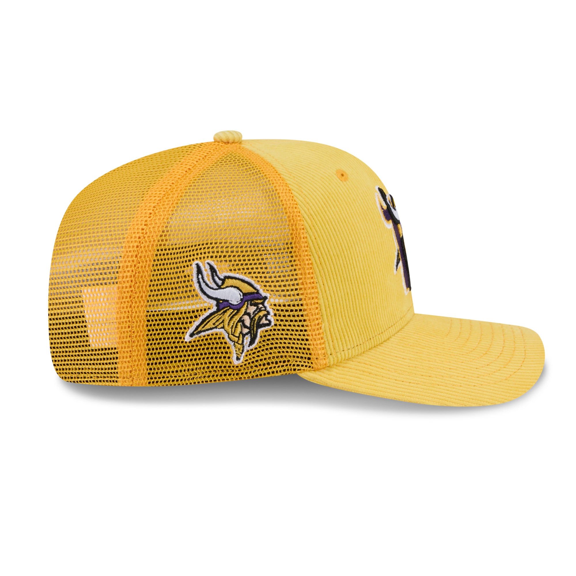 Men's New Era Gold Minnesota Vikings Deceptor 9SEVENTY Adjustable Hat