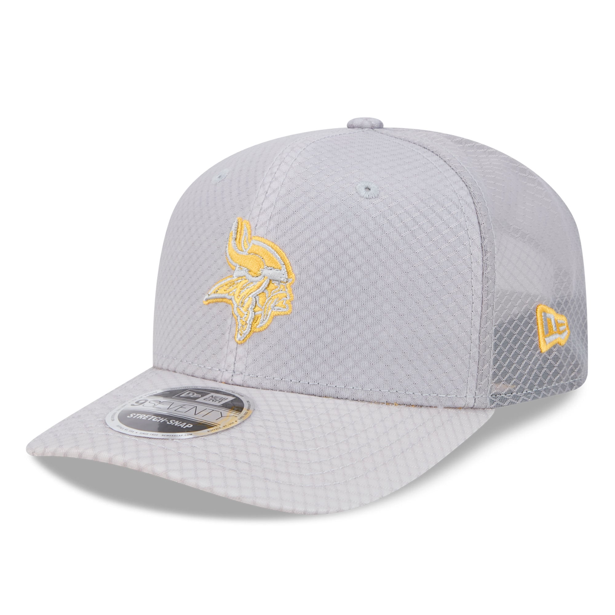 Casquette ajustable New Era grise Minnesota Vikings 9SEVENTY pour homme