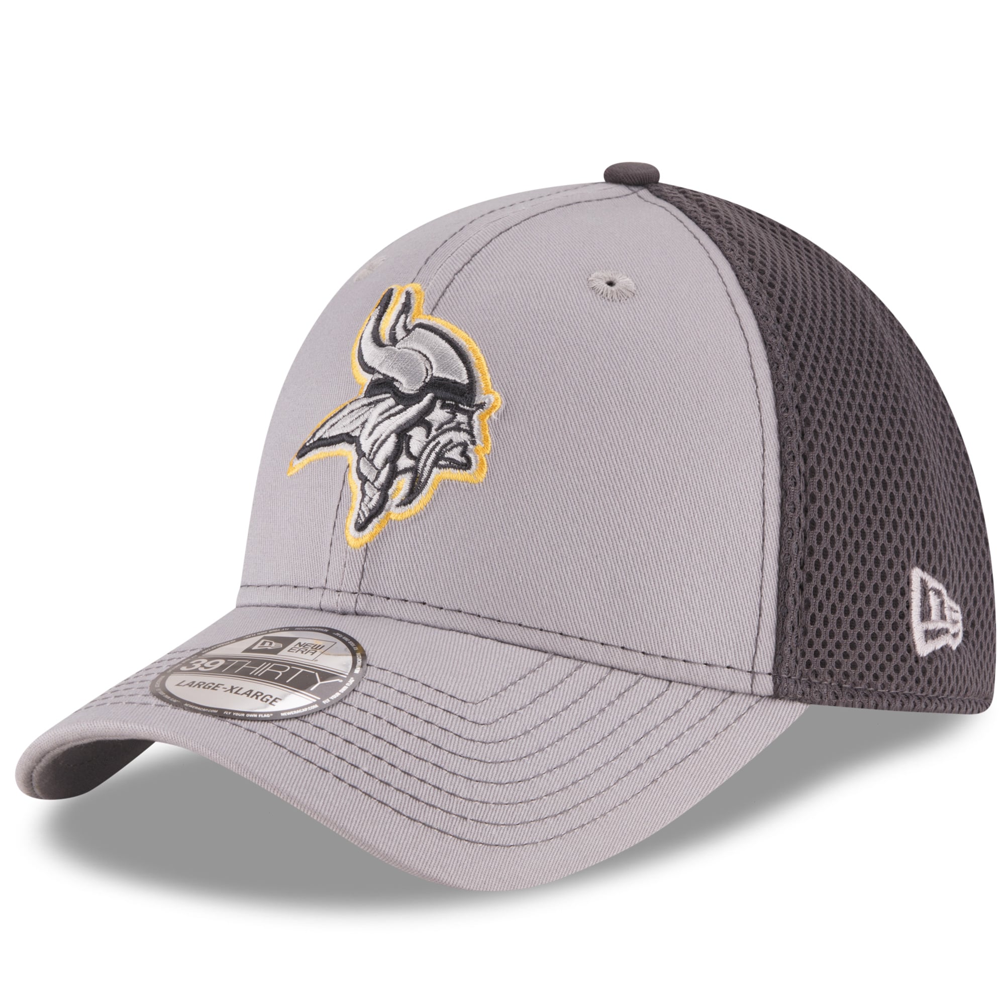 Men's New Era Gray/Graphite Minnesota Vikings Grayed Out Neo 2