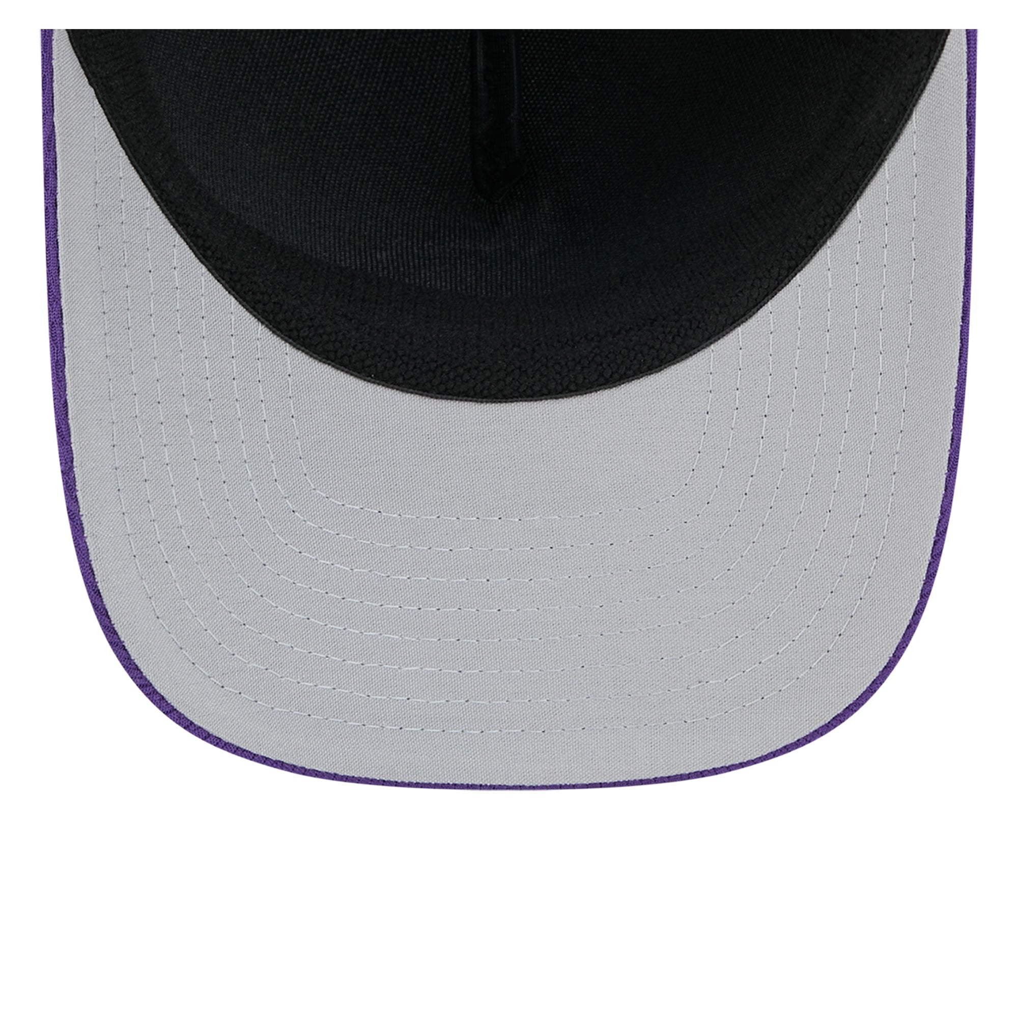 Casquette New Era Flex grise/violette Minnesota Vikings Tech M-Crown A-Frame 39THIRTY pour homme
