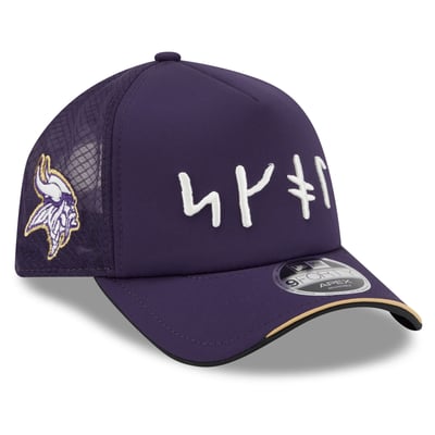 Minnesota Vikings New Era 2026 Rivalries Collection 9FORTY Apex Adjustable Hat - Purple