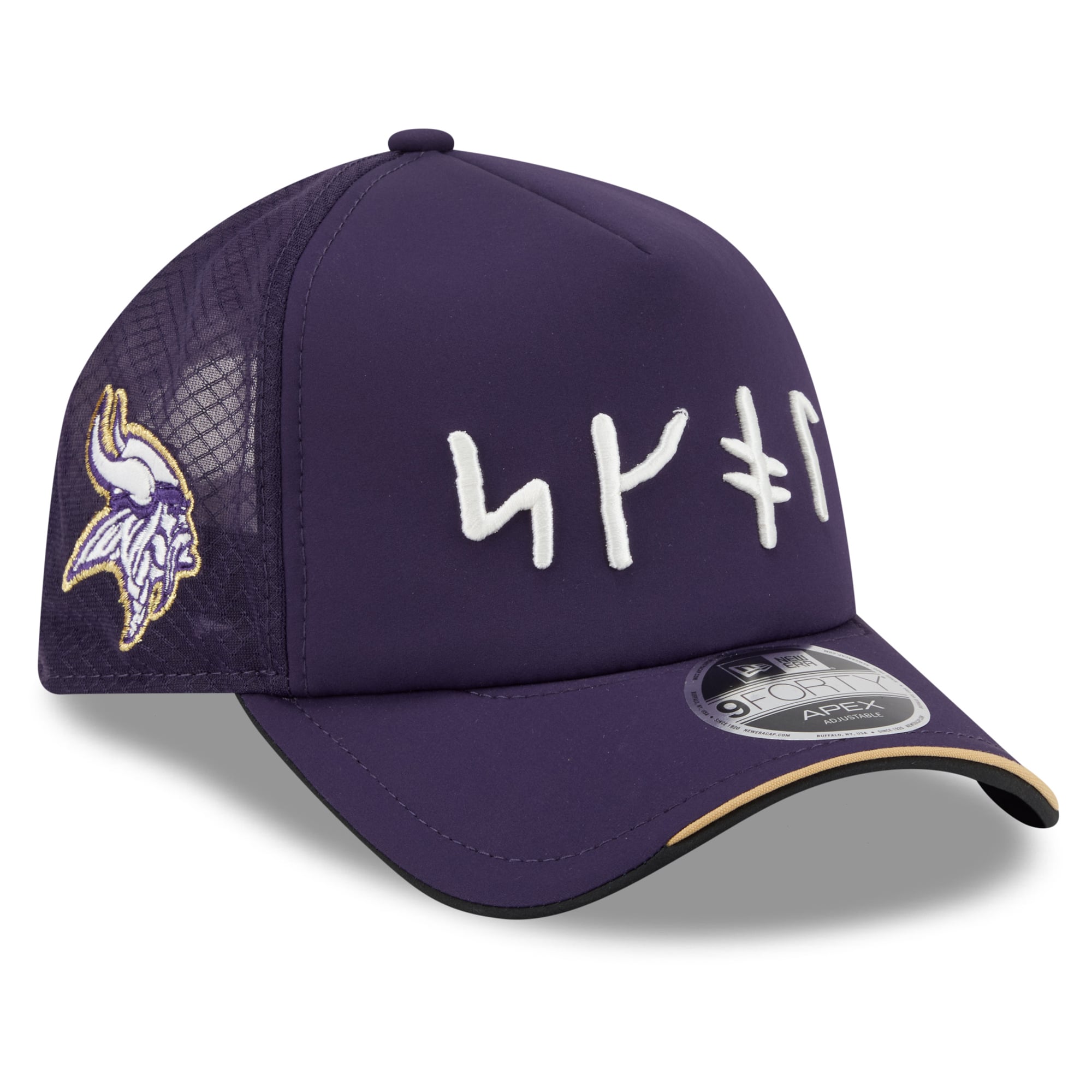 Men's New Era Purple Minnesota Vikings 2026 Rivalries Collection 9FORTY Apex Adjustable Hat