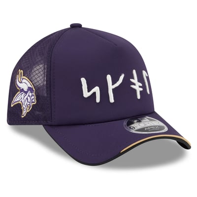 Minnesota Vikings New Era 2026 Rivalries Collection 9FORTY Apex Adjustable Hat - Purple