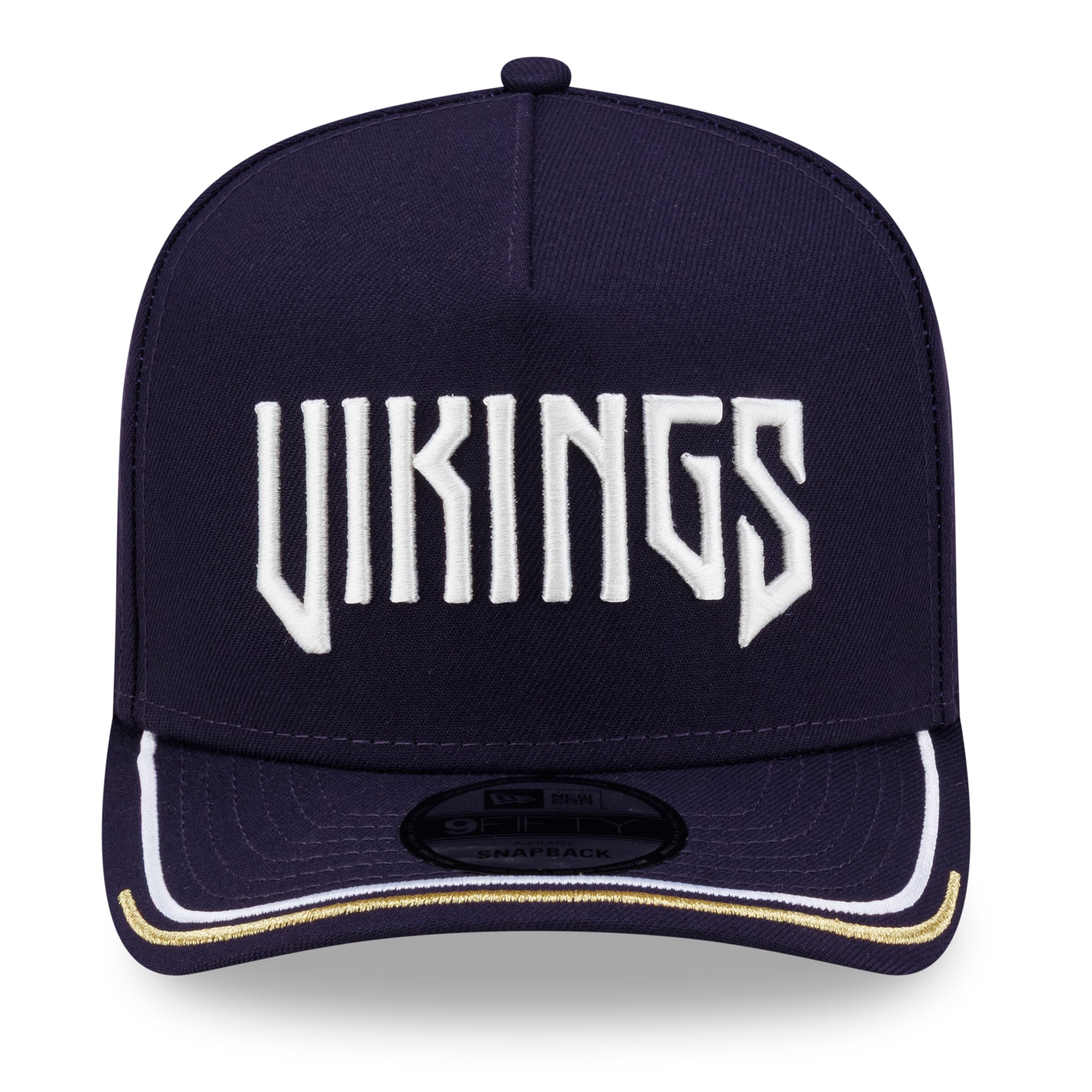 Casquette snapback New Era violette Minnesota Vikings 2026 Rivalries Collection Fan Pack A-Frame 9FIFTY pour homme