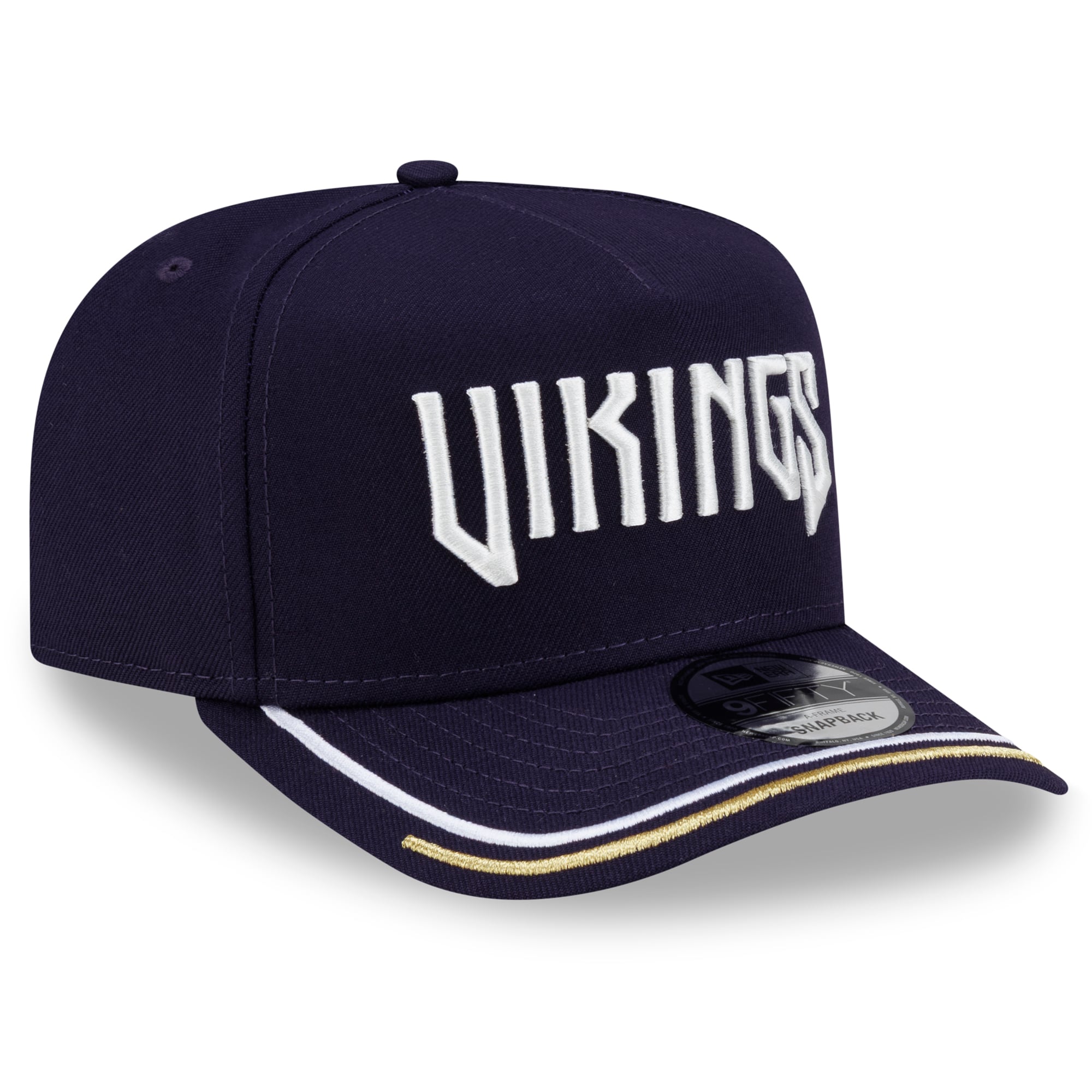 Casquette snapback New Era violette Minnesota Vikings 2026 Rivalries Collection Fan Pack A-Frame 9FIFTY pour homme