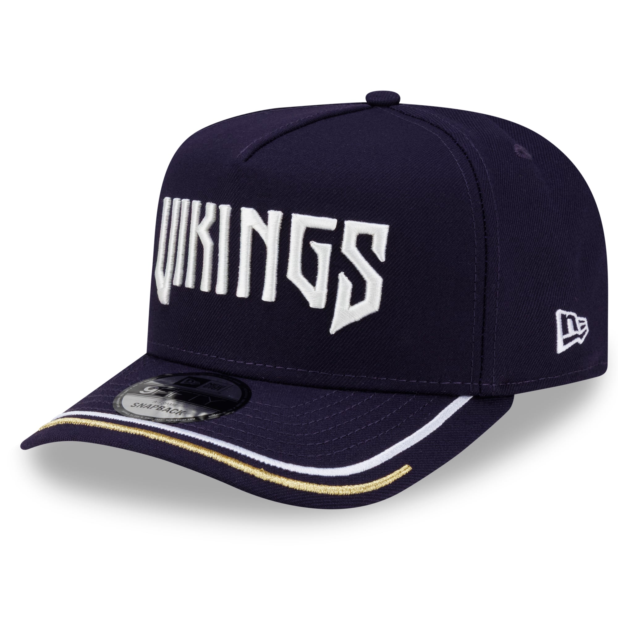 Casquette snapback New Era violette Minnesota Vikings 2026 Rivalries Collection Fan Pack A-Frame 9FIFTY pour homme