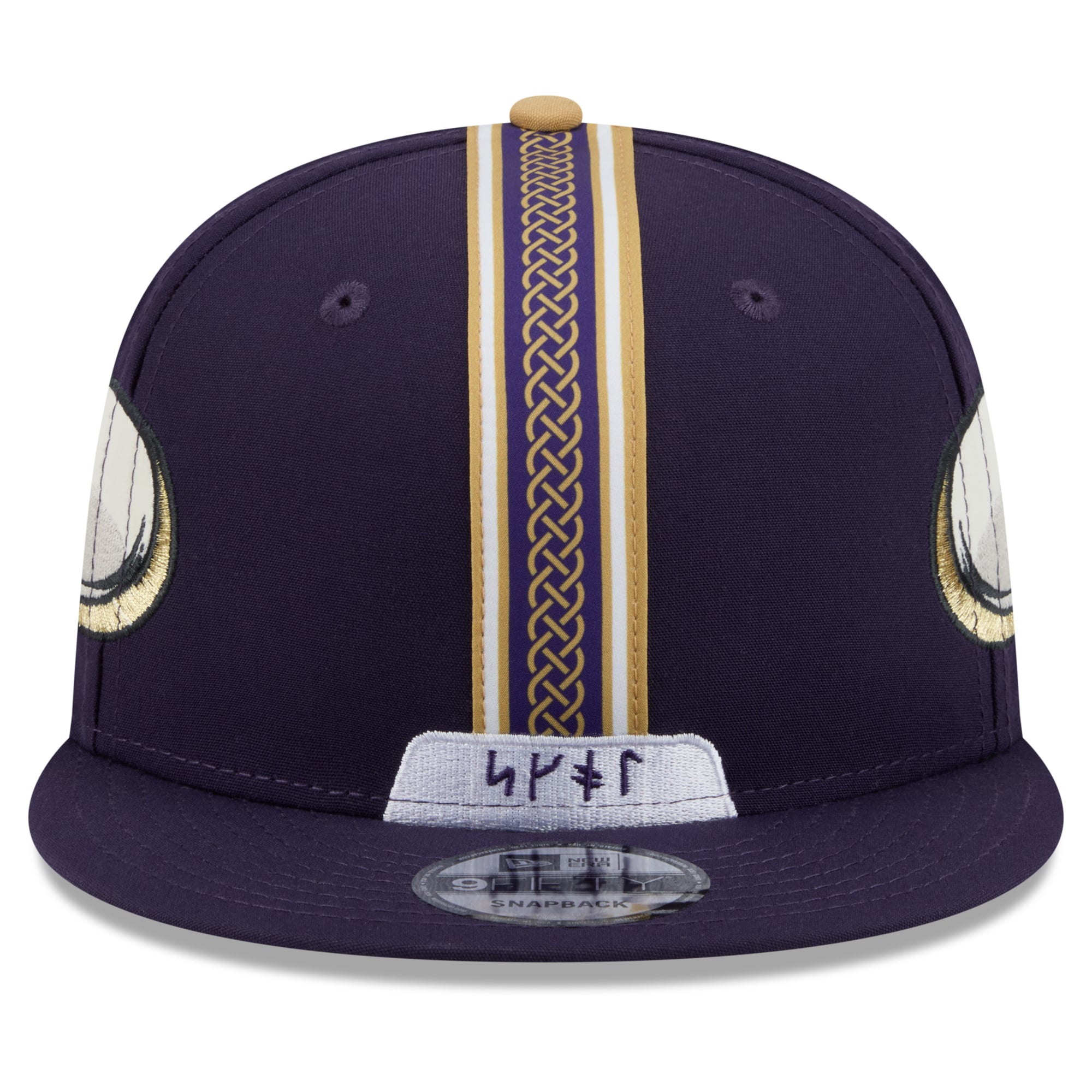 Men's New Era Purple Minnesota Vikings 2026 Rivalries Collection Fan Pack Helmet 9FIFTY Snapback Hat
