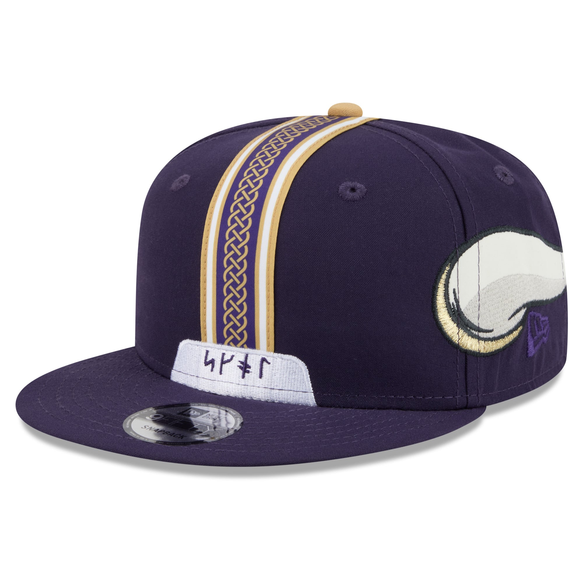 Men's New Era Purple Minnesota Vikings 2026 Rivalries Collection Fan Pack Helmet 9FIFTY Snapback Hat
