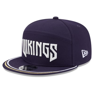 Minnesota Vikings New Era 2026 Rivalries Collection Split Panel 9FIFTY Snapback Hat - Purple