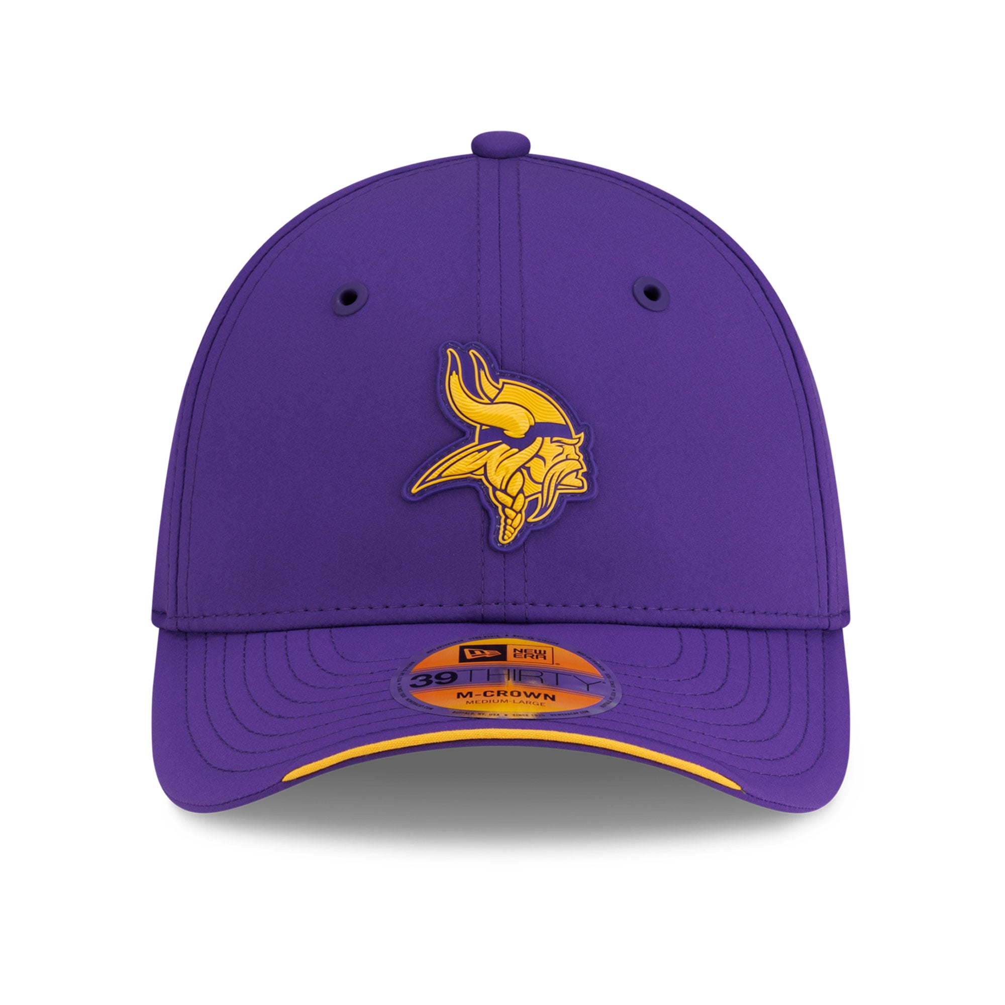 Casquette New Era violette Minnesota Vikings 2026 Sideline 39THIRTY M-Crown Flex pour homme