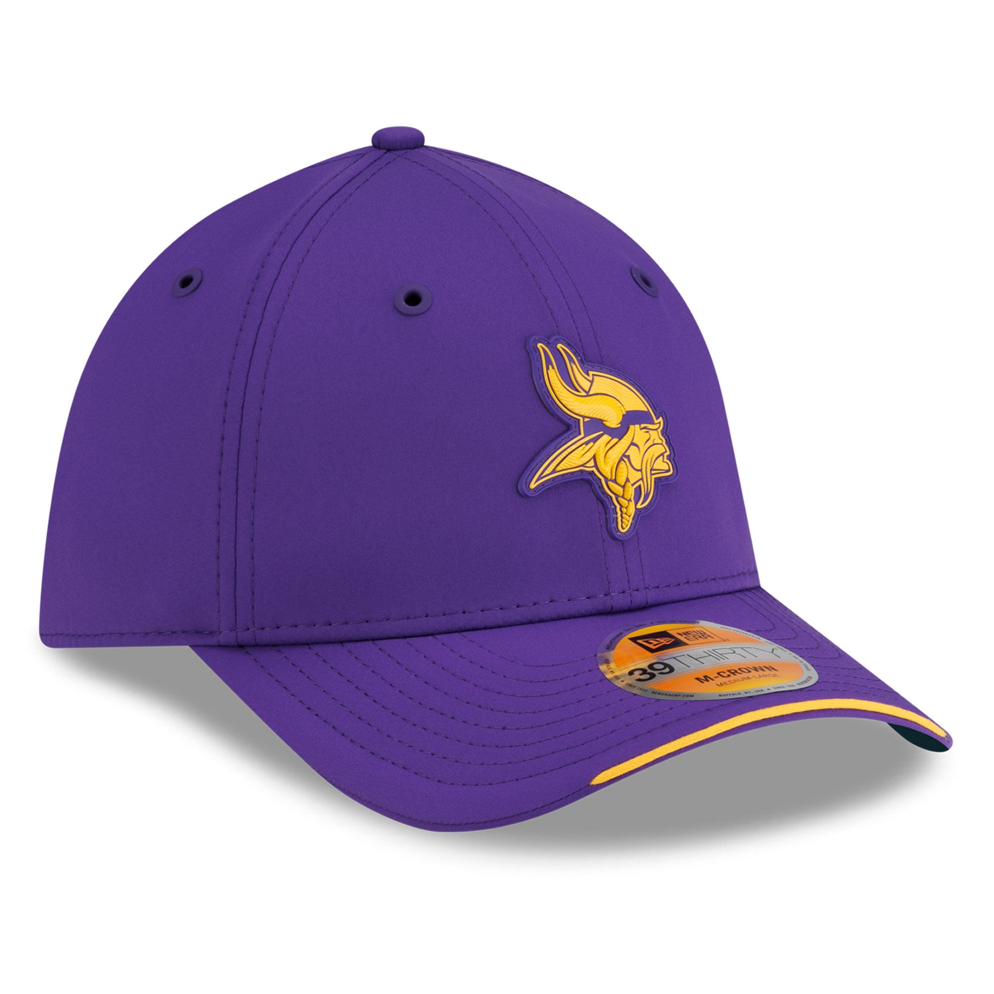 Casquette New Era violette Minnesota Vikings 2026 Sideline 39THIRTY M-Crown Flex pour homme