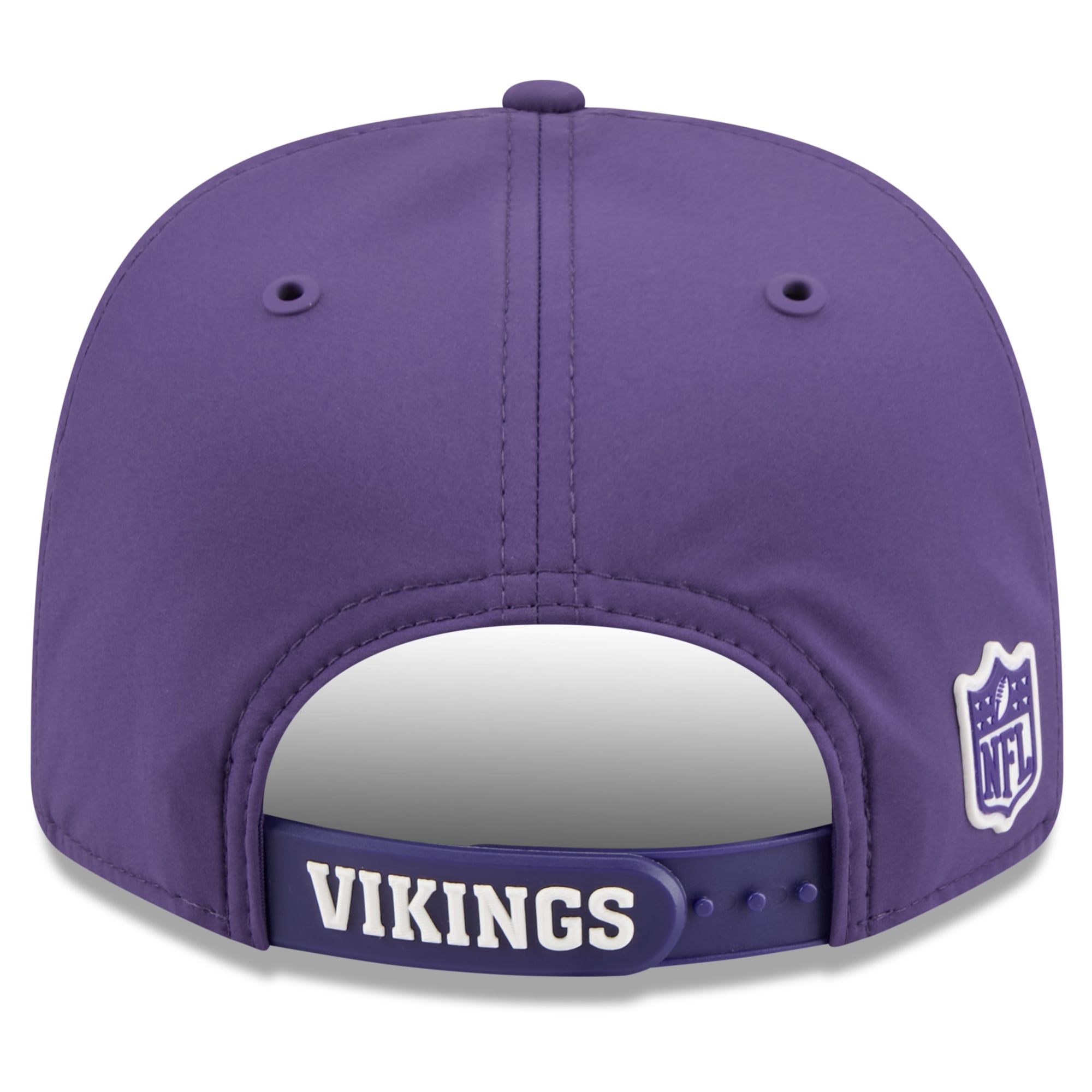 Men's New Era Purple Minnesota Vikings 2026 Sideline Throwback 9SEVENTY Adjustable Hat