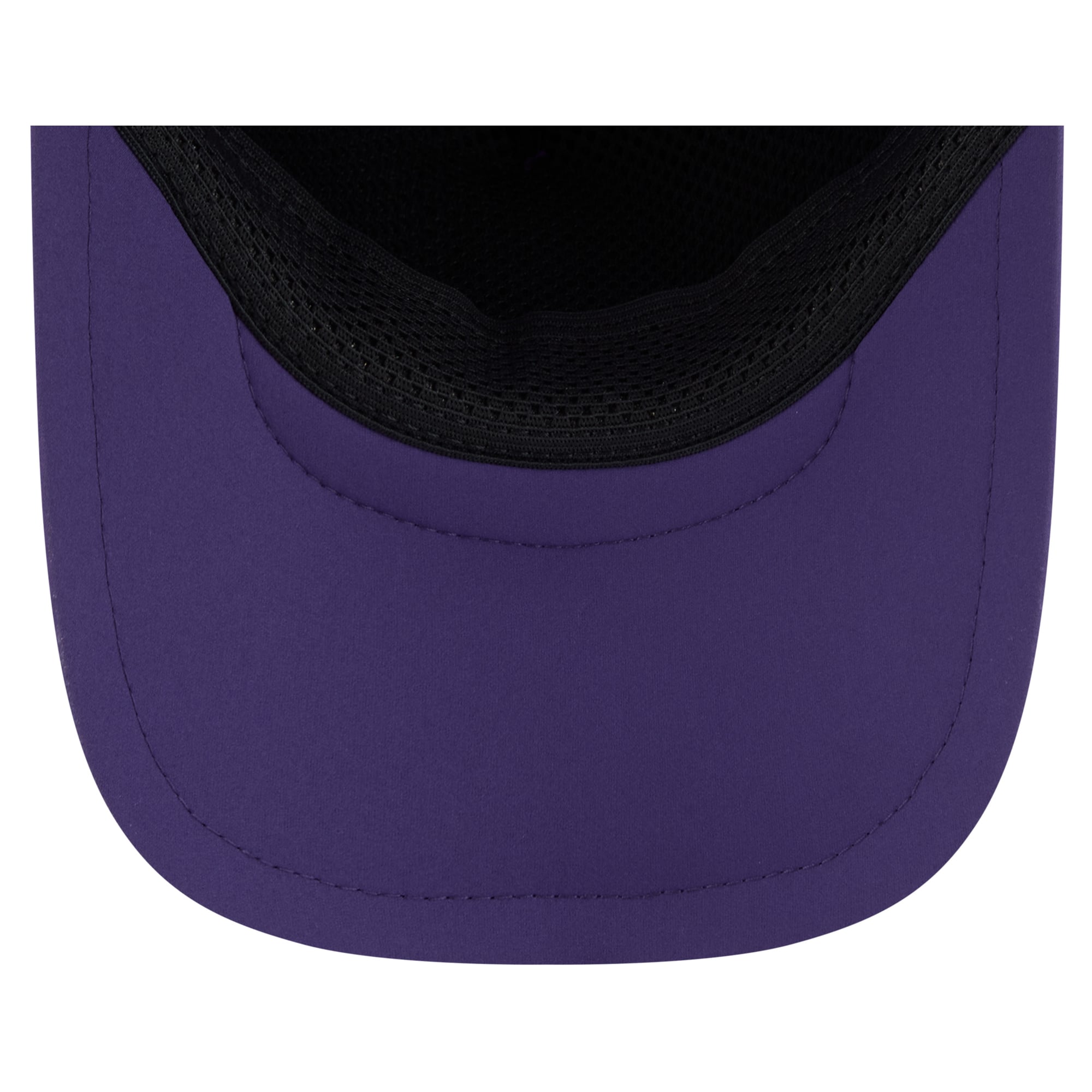 Men's New Era Purple Minnesota Vikings 2026 Sideline Throwback Apex 9FORTY Adjustable Trucker Hat