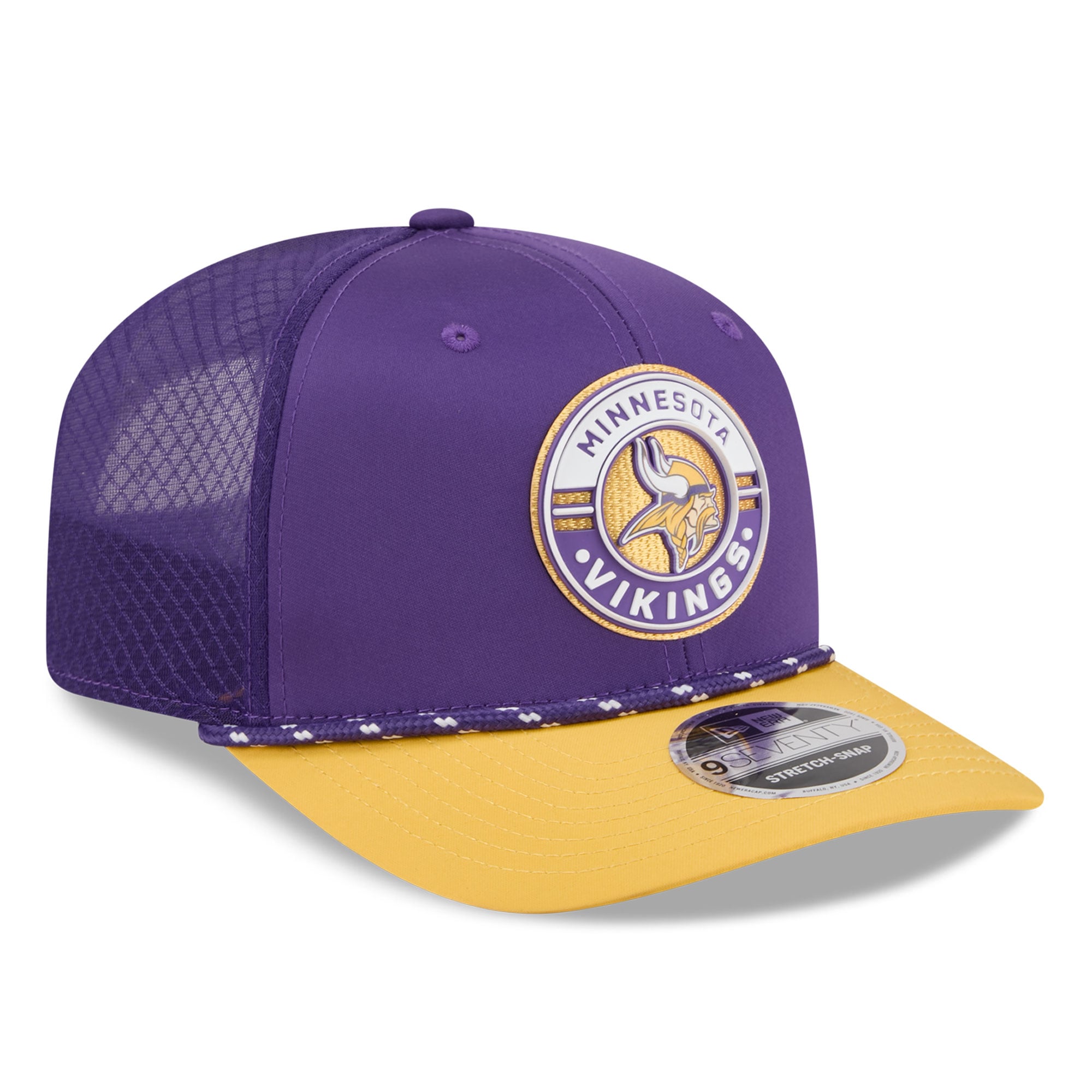 Casquette ajustable New Era violette Minnesota Vikings Game 9SEVENTY pour homme
