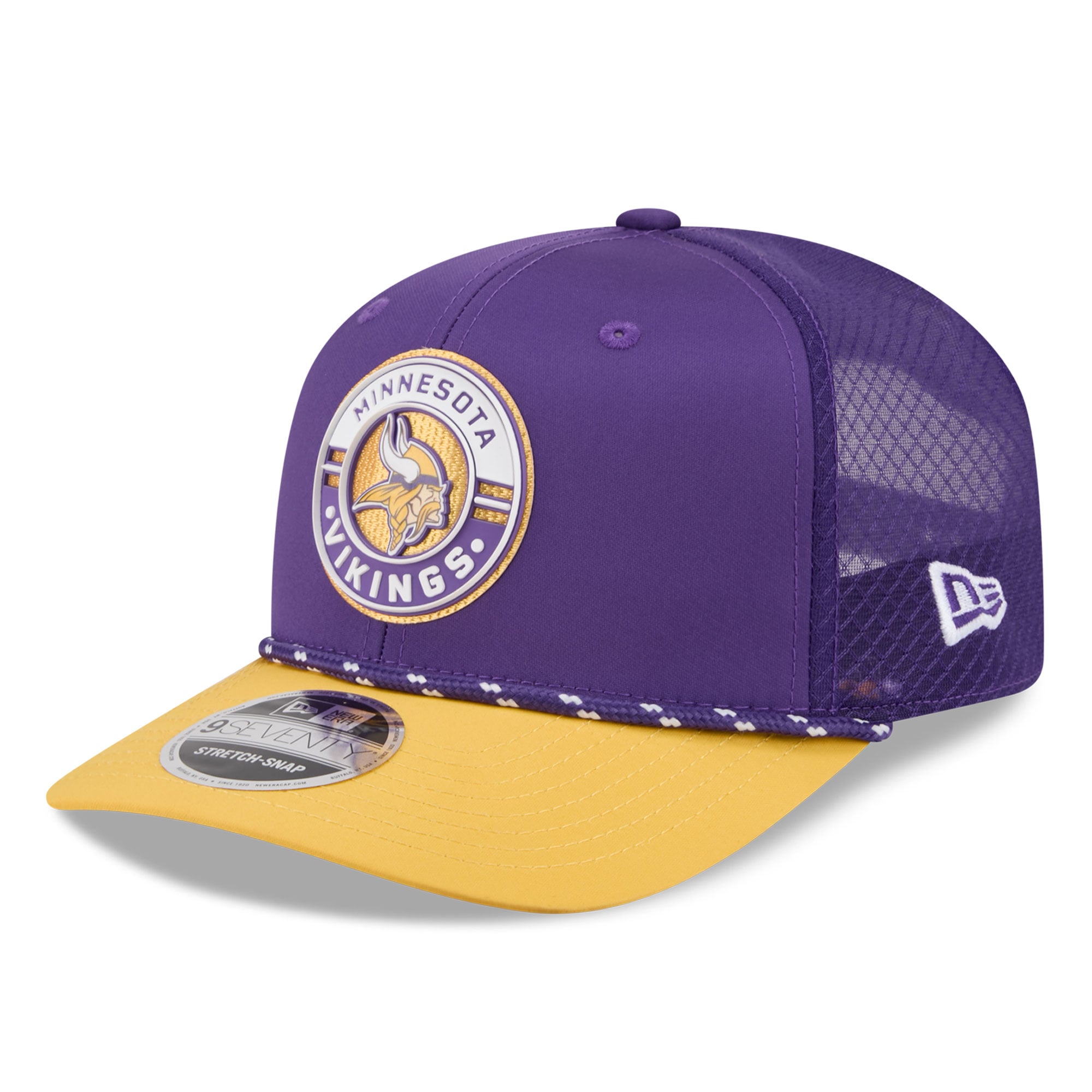 Casquette ajustable New Era violette Minnesota Vikings Game 9SEVENTY pour homme