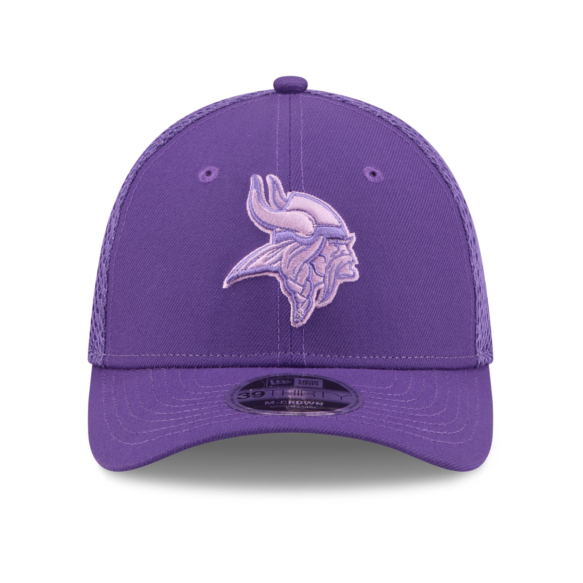 Casquette extensible New Era pour homme, violette, Minnesota Vikings, Neo Mesh 39THIRTY M-Crown