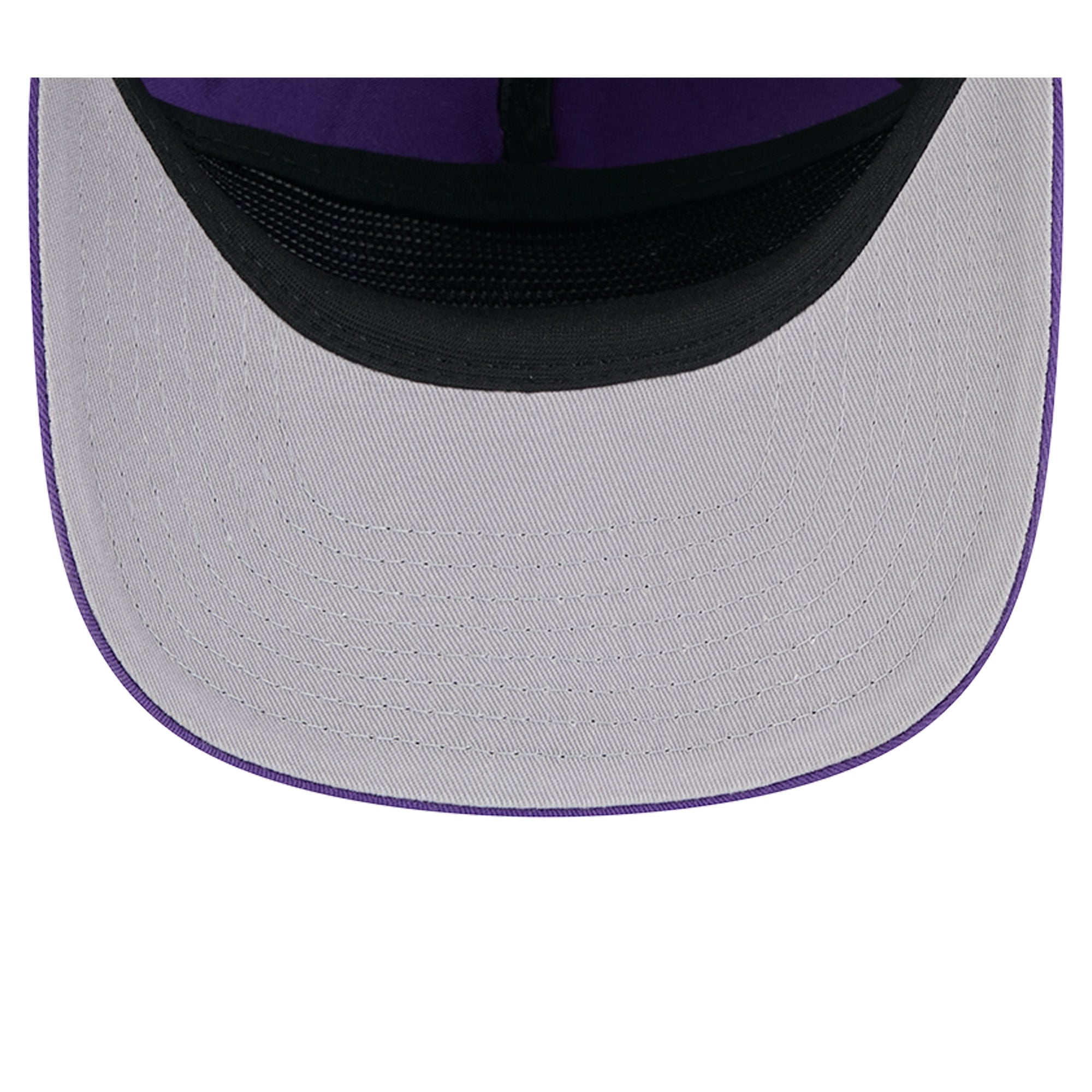 Men's New Era Purple Minnesota Vikings Stacked 19TWENTY Adjustable Hat