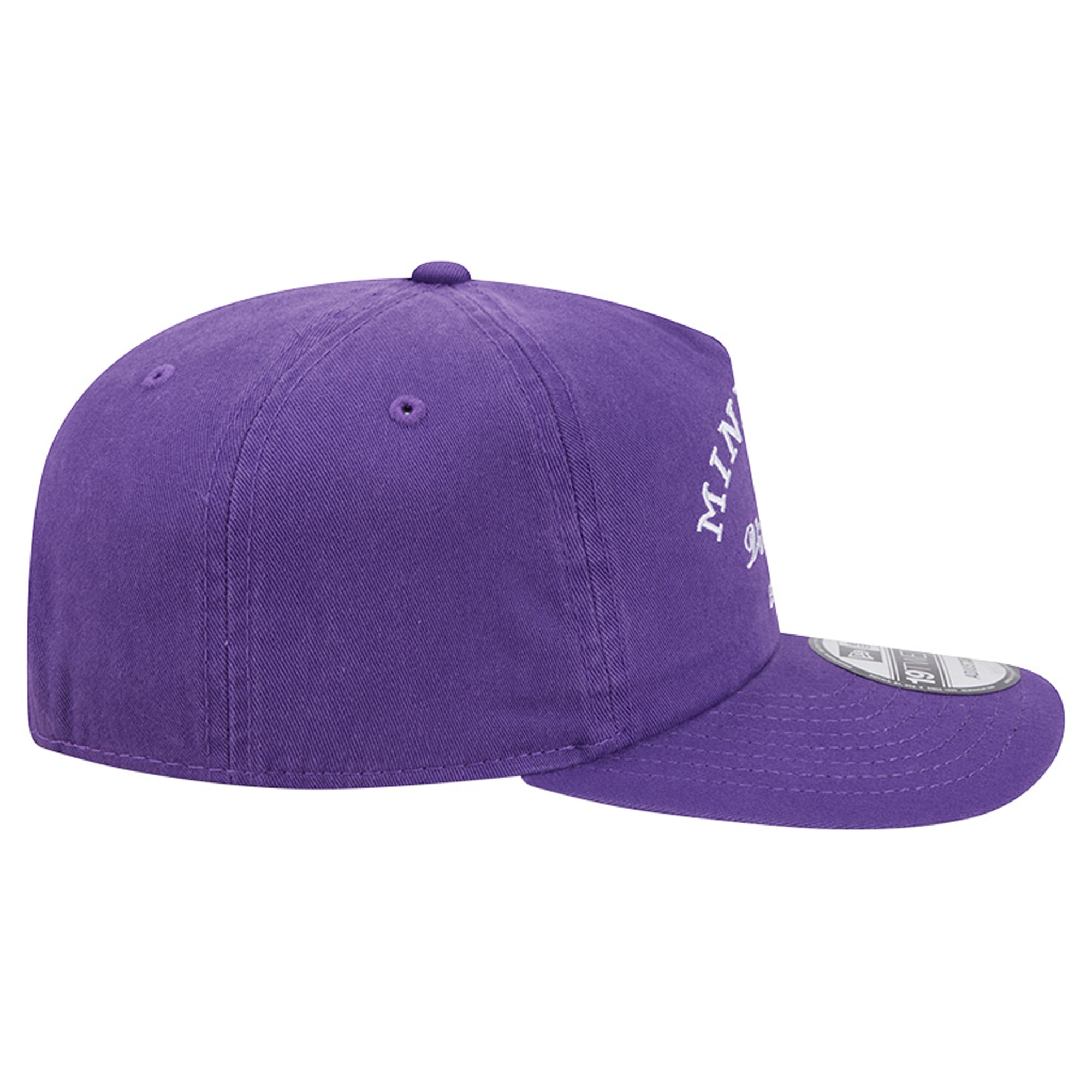 Men's New Era Purple Minnesota Vikings Stacked 19TWENTY Adjustable Hat