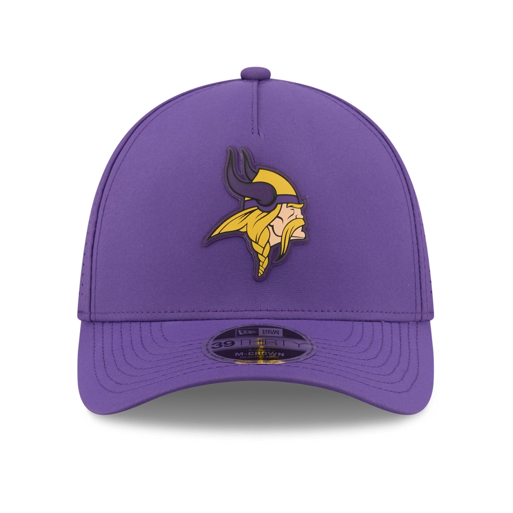 Casquette New Era violette Minnesota Vikings Tonal 39THIRTY A-Frame Flex pour homme
