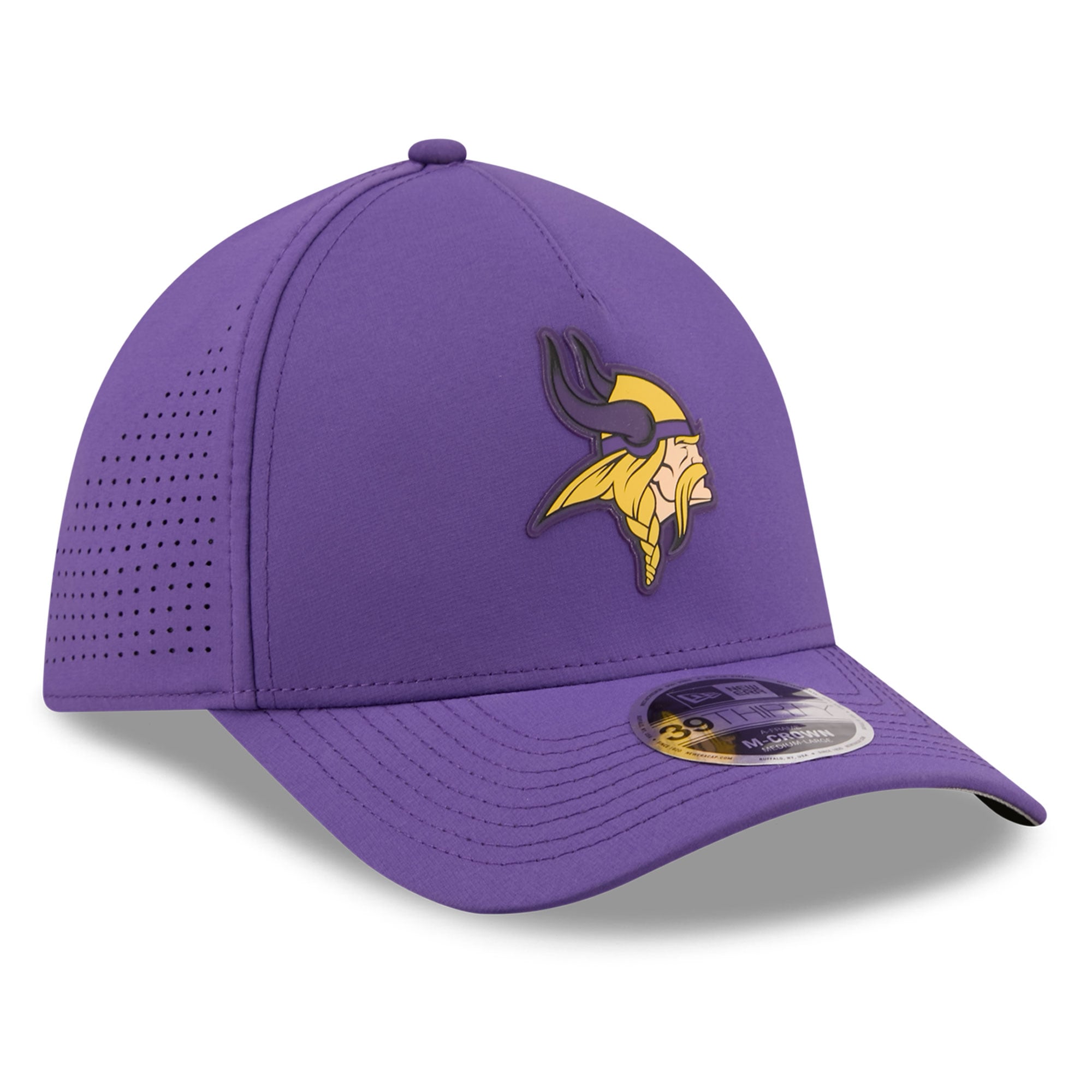 Casquette New Era violette Minnesota Vikings Tonal 39THIRTY A-Frame Flex pour homme