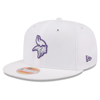 Minnesota Vikings New Era 2026 Sideline 9FIFTY Snapback Hat - White