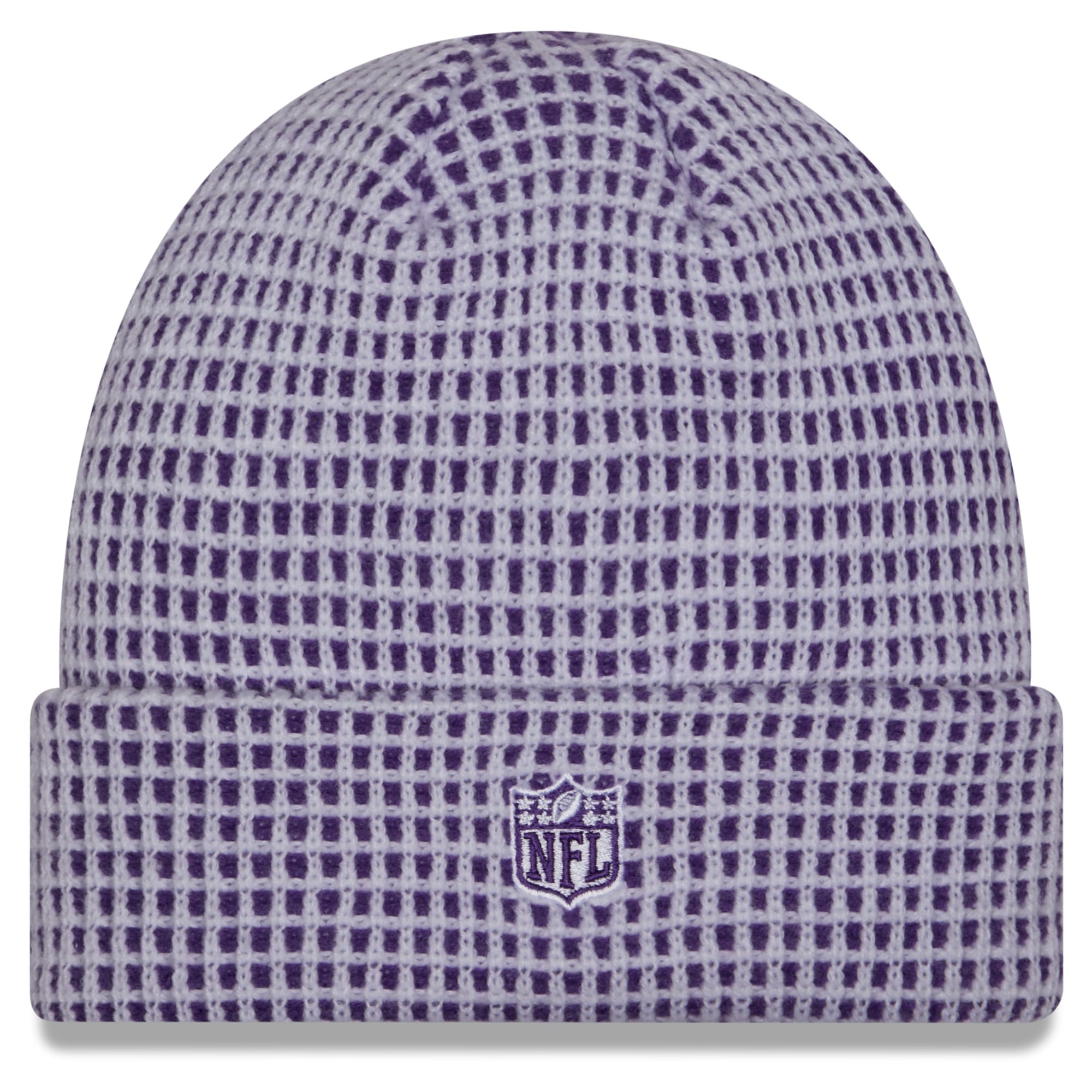Bonnet à revers New Era blanc Minnesota Vikings 2026 pour homme