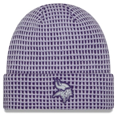 Minnesota Vikings New Era 2026 Sideline Cold Weather  Cuffed Knit Hat - White