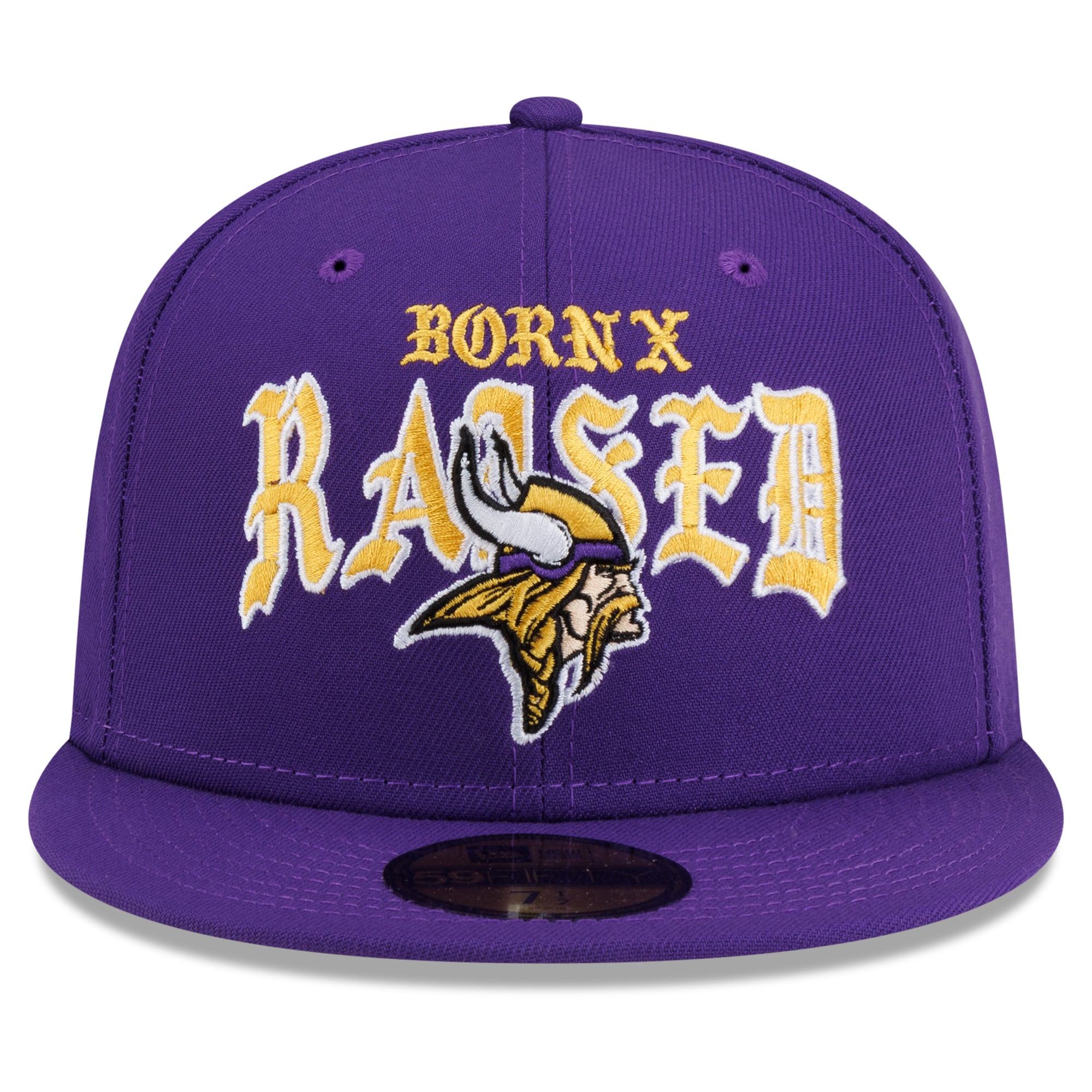 Casquette ajustée New Era x Born Raised violette Minnesota Vikings 59FIFTY pour homme