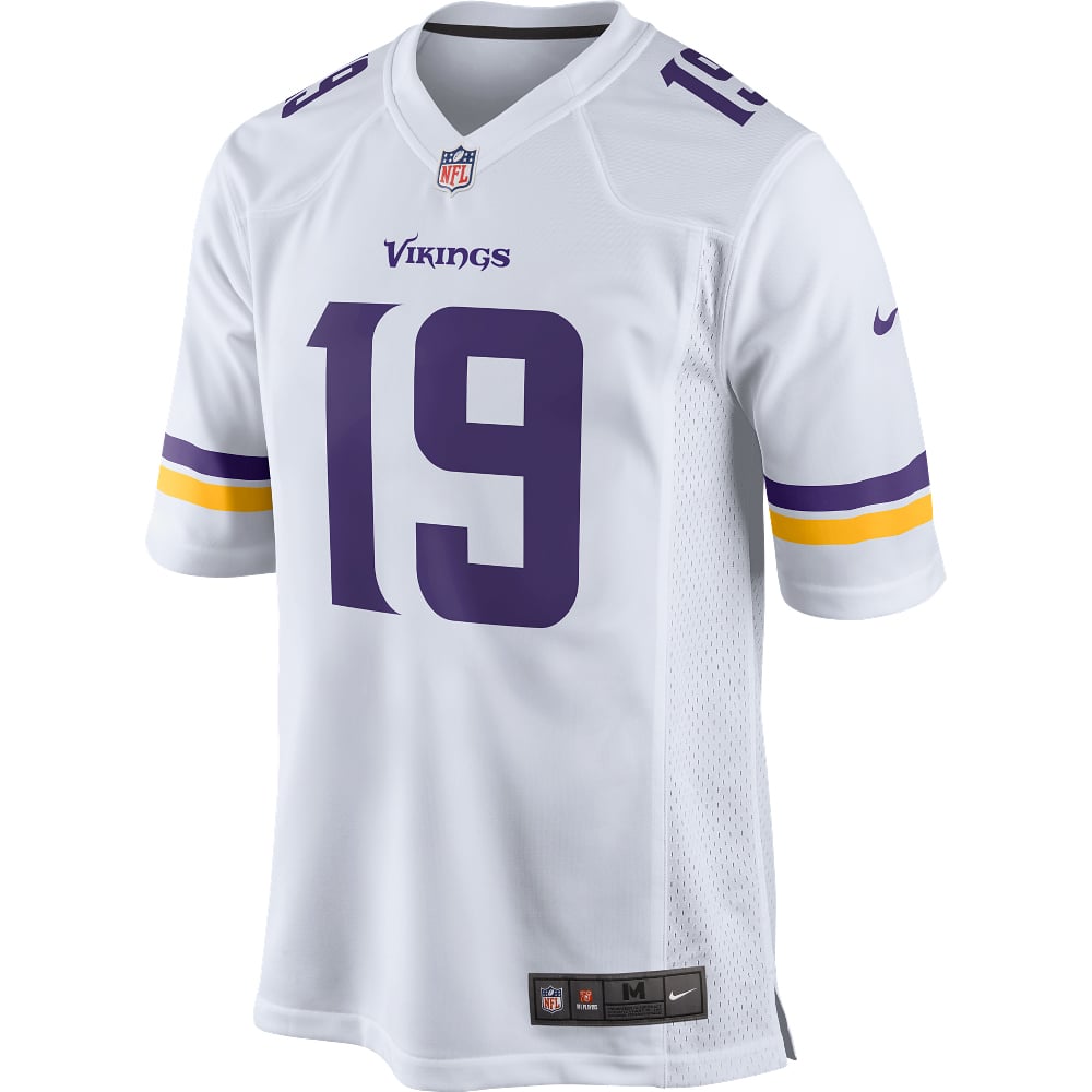 Men's Nike Adam Thielen White Minnesota Vikings Game Jersey