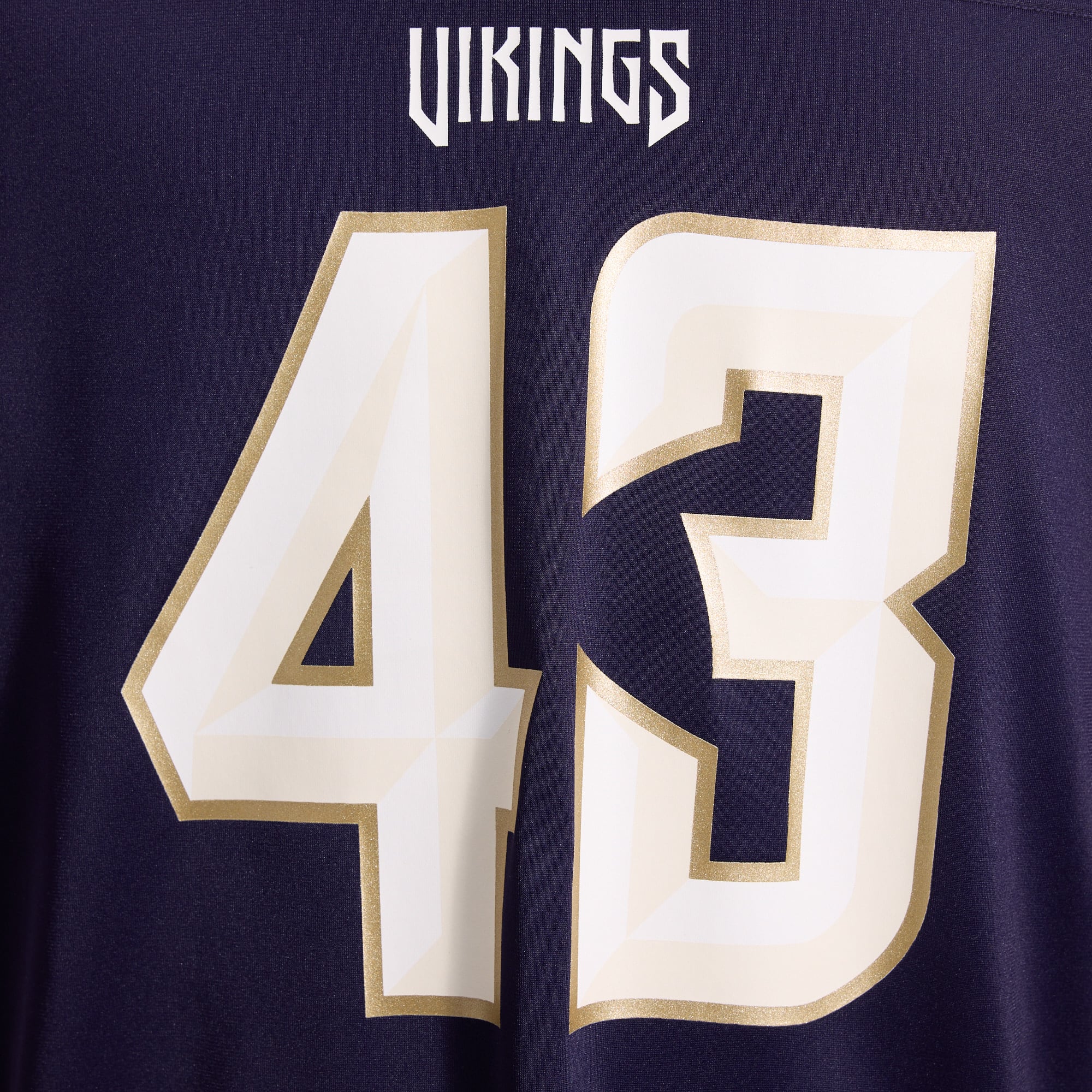 Maillot de jeu Nike Andrew Van Ginkel pour homme, violet, Minnesota Vikings, collection Rivalries 2026