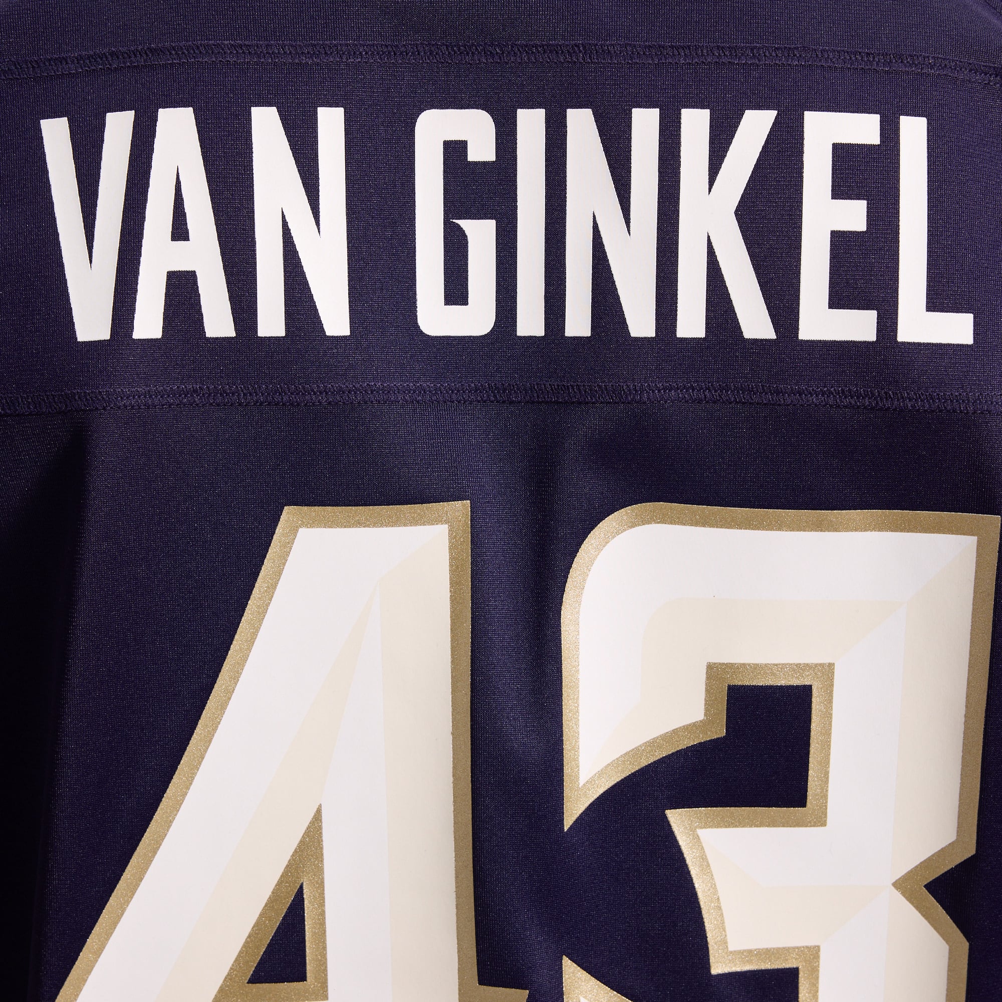 Maillot de jeu Nike Andrew Van Ginkel pour homme, violet, Minnesota Vikings, collection Rivalries 2026