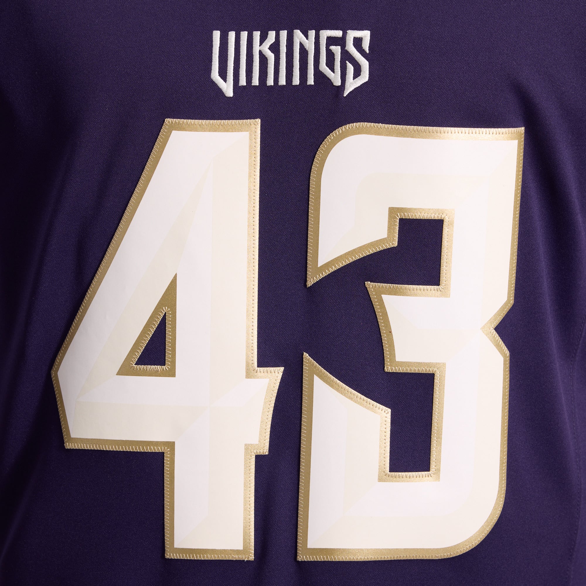 Men's Nike Andrew Van Ginkel Purple Minnesota Vikings 2026 Rivalries Collection Stitched Limited Jersey