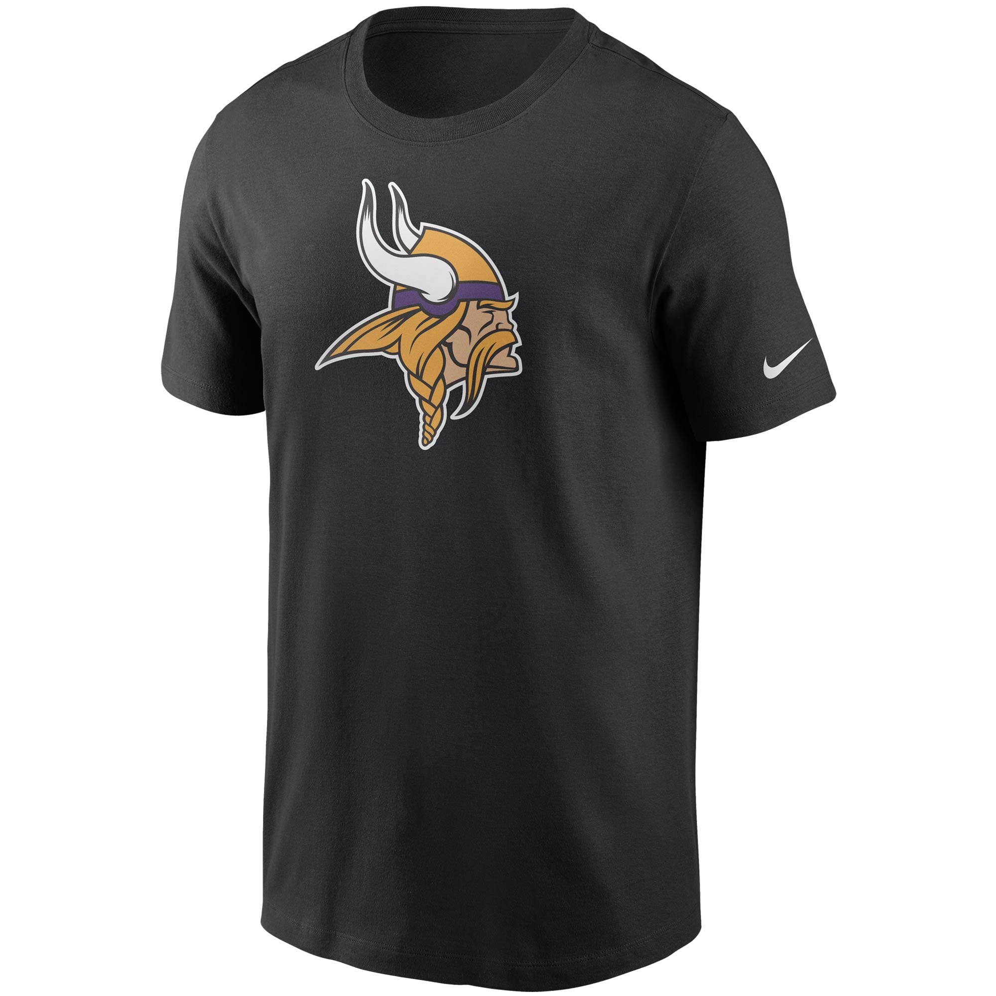T-shirt essentiel Nike noir Minnesota Vikings Primetime Logo pour homme