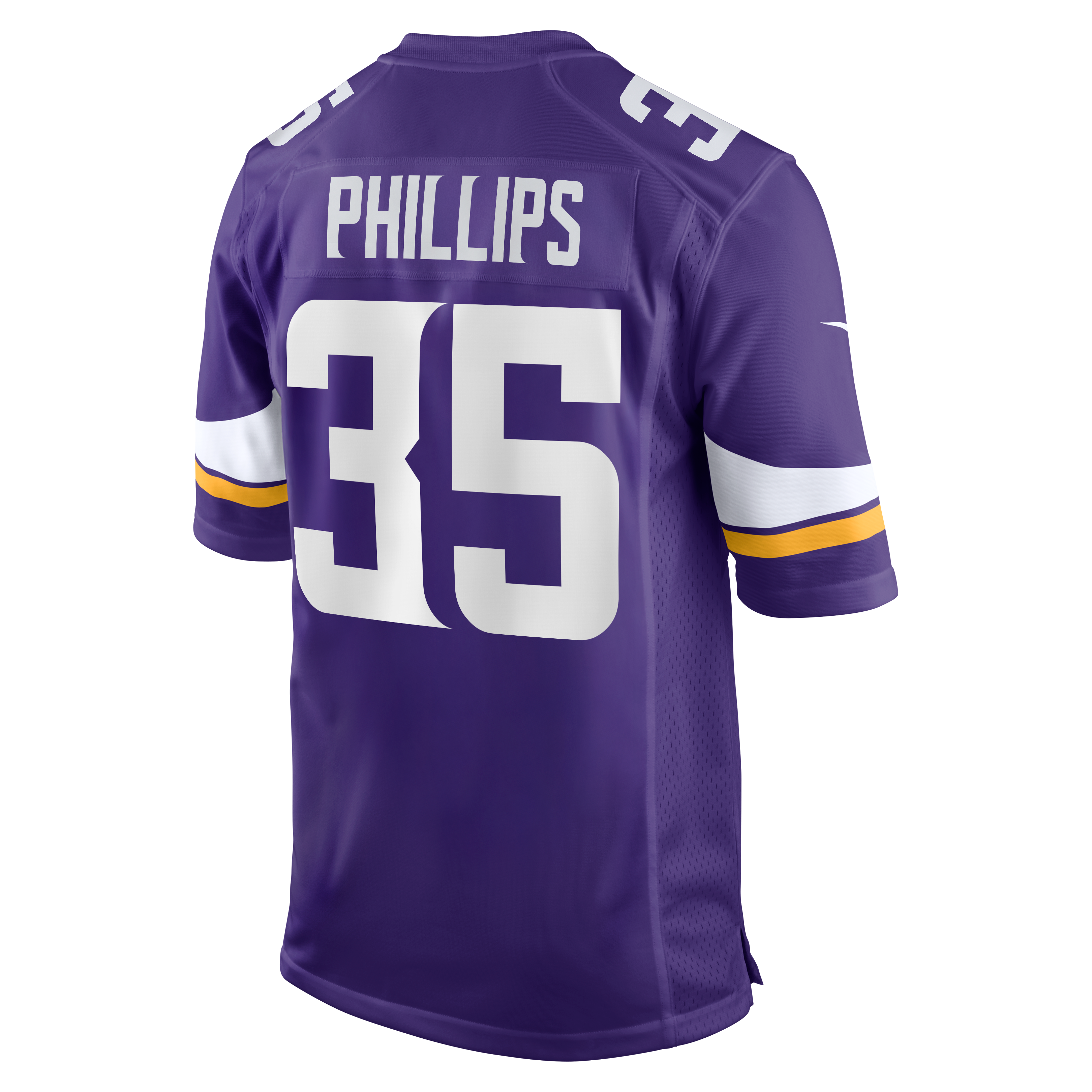 Men's Nike Bryce Phillips Purple Minnesota Vikings Team Game Jersey