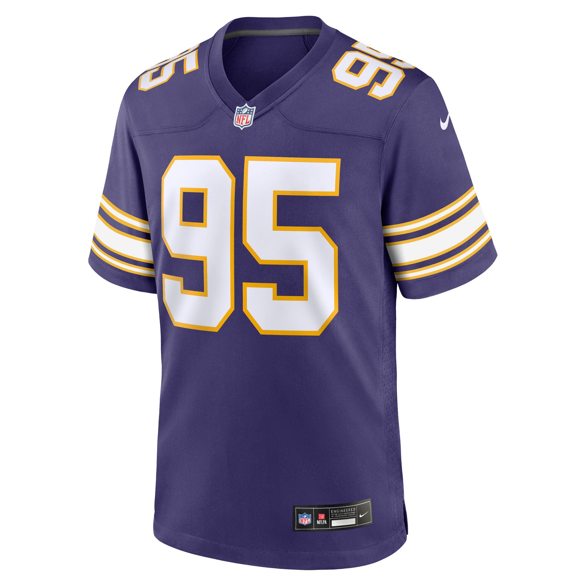 Maillot de match classique alternatif violet Nike Caleb Banks Minnesota Vikings pour homme