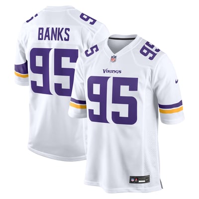 Caleb Banks Minnesota Vikings Nike Game Jersey - White