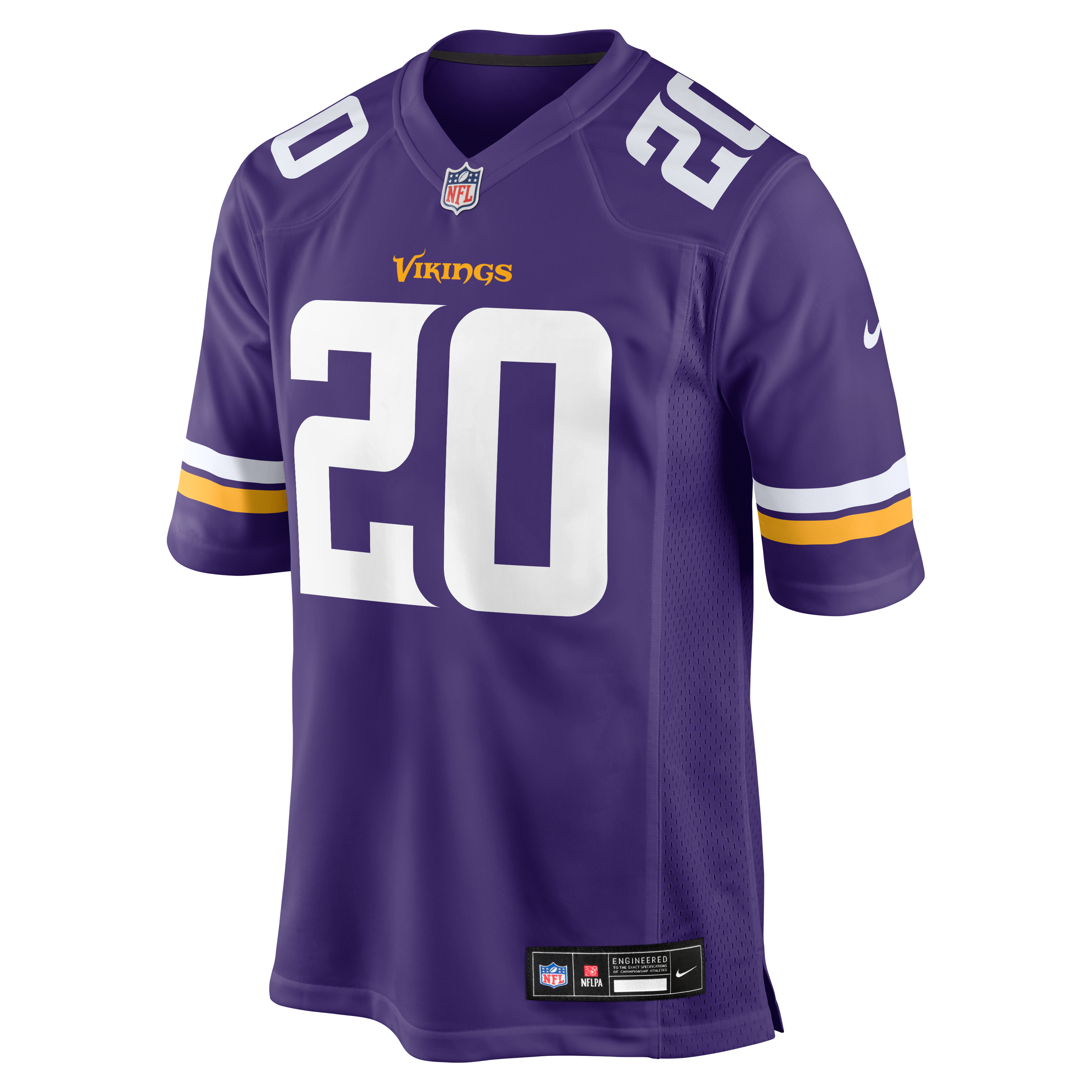 Maillot de match Nike Charles Demmings violet des Vikings du Minnesota pour homme