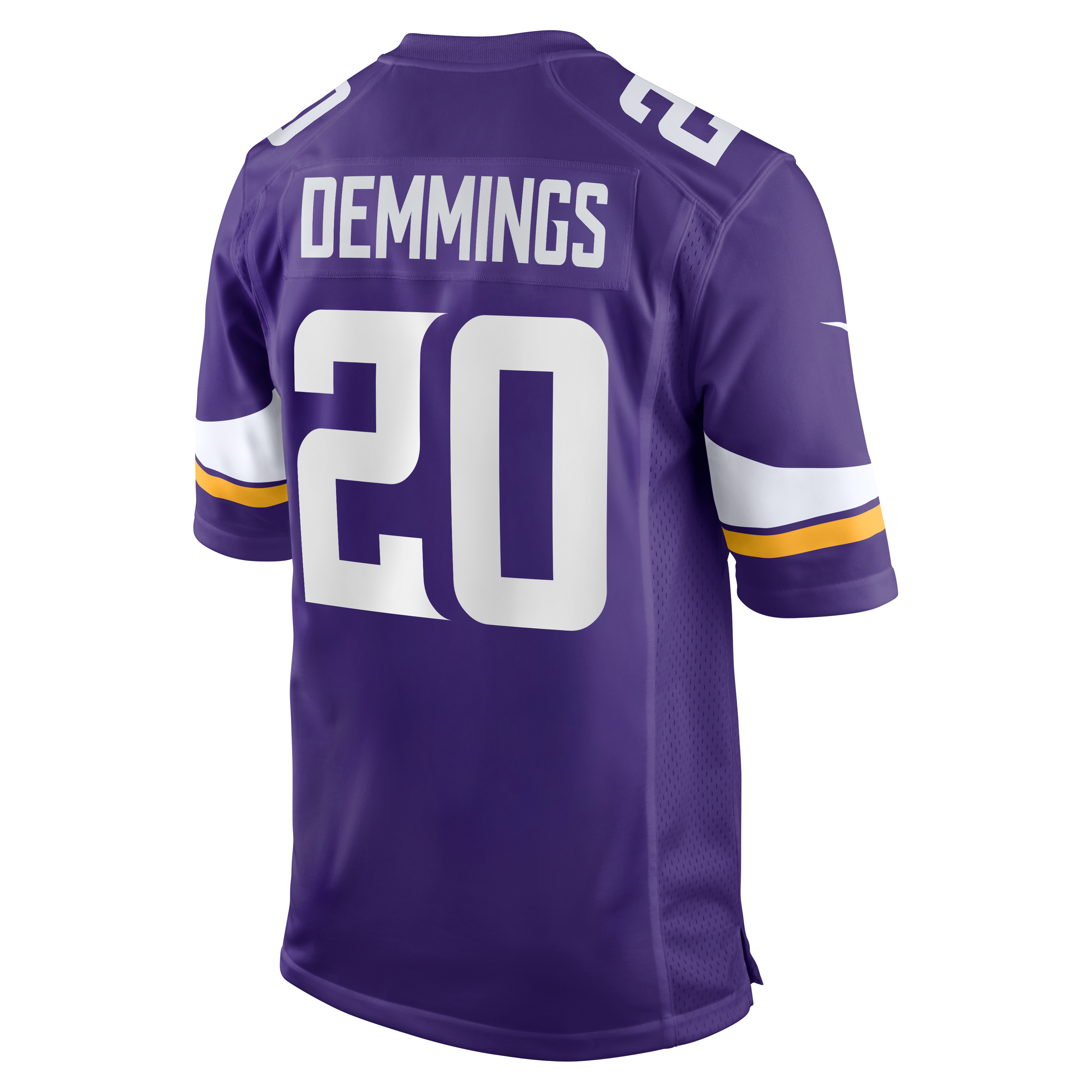Maillot de match Nike Charles Demmings violet des Vikings du Minnesota pour homme
