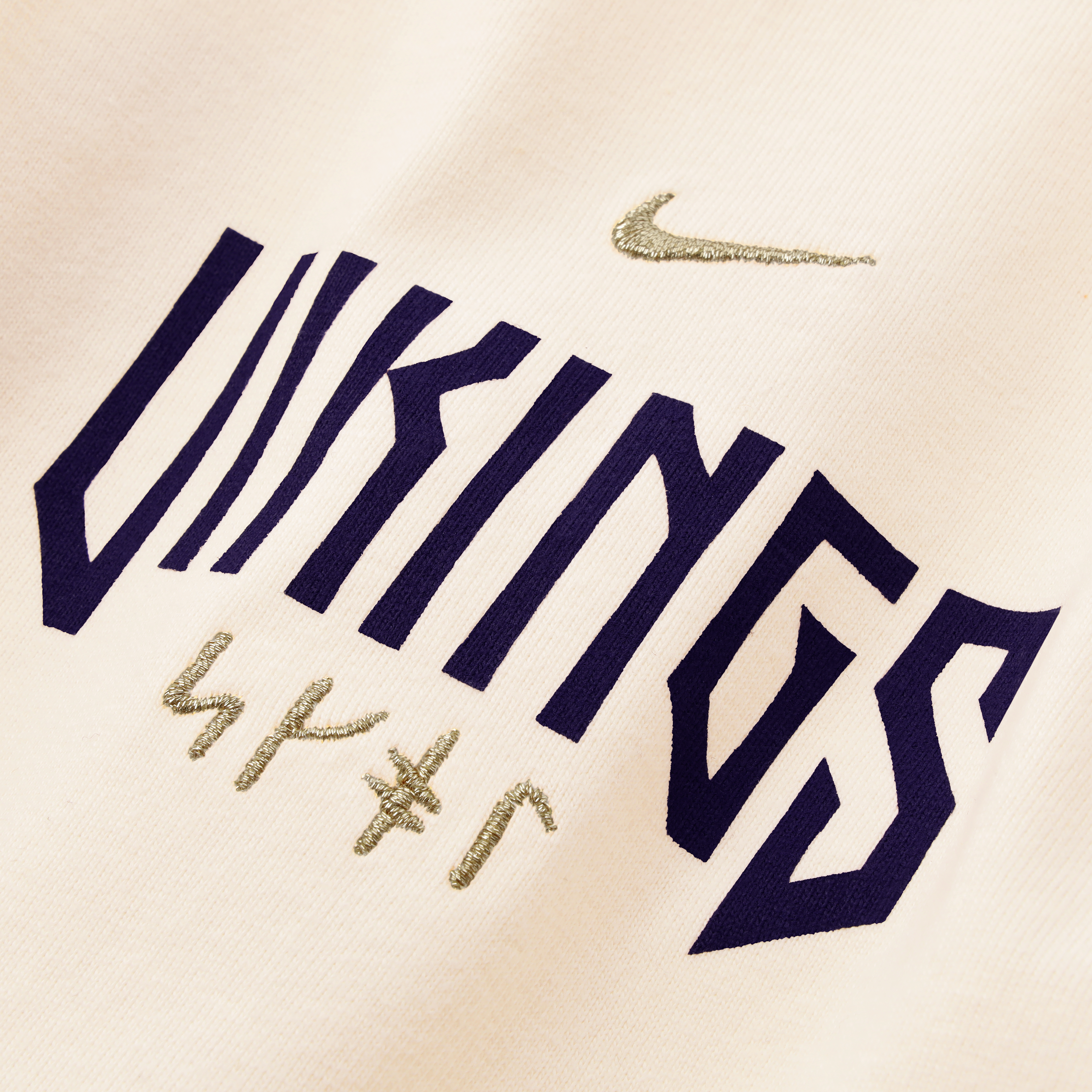 T-shirt Nike Max90 crème Minnesota Vikings Collection 2026 Rivalries pour homme