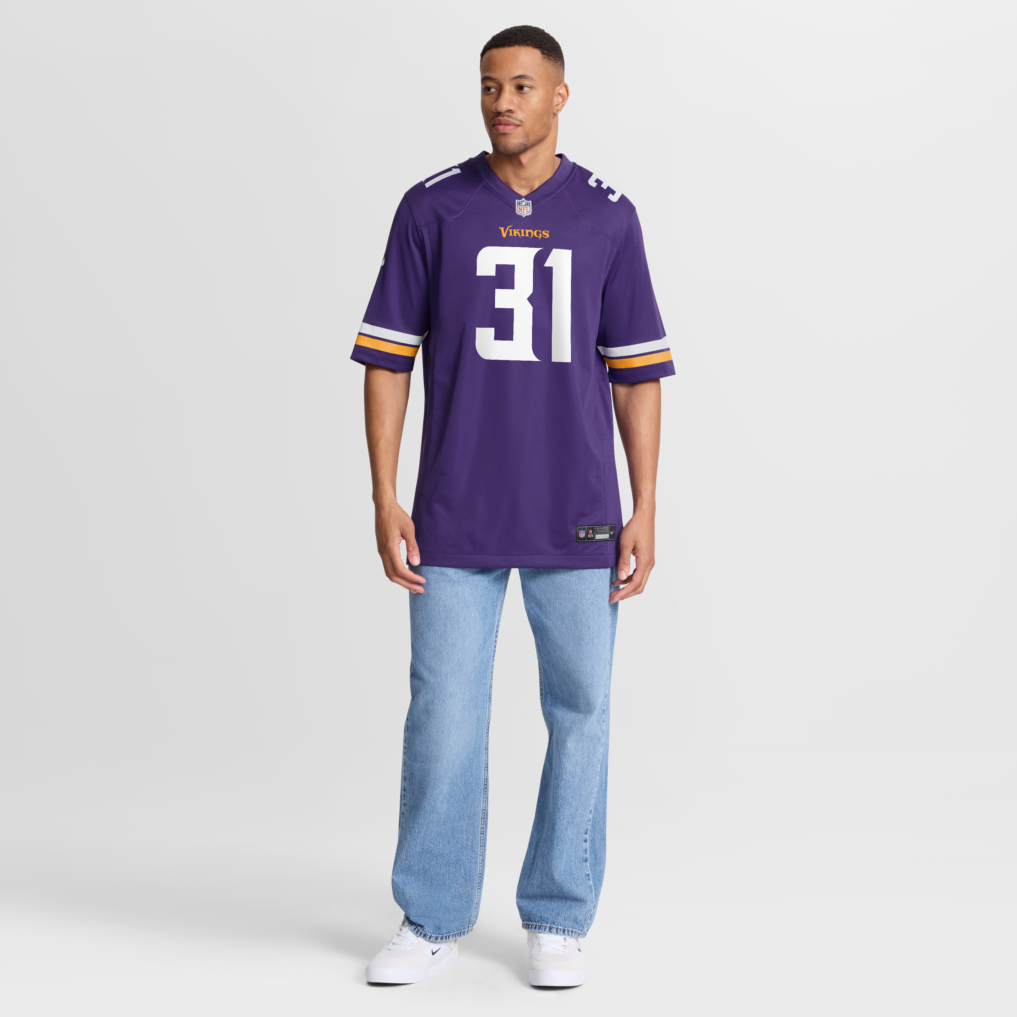 Maillot de match Nike DeeJay Dallas violet des Vikings du Minnesota pour homme