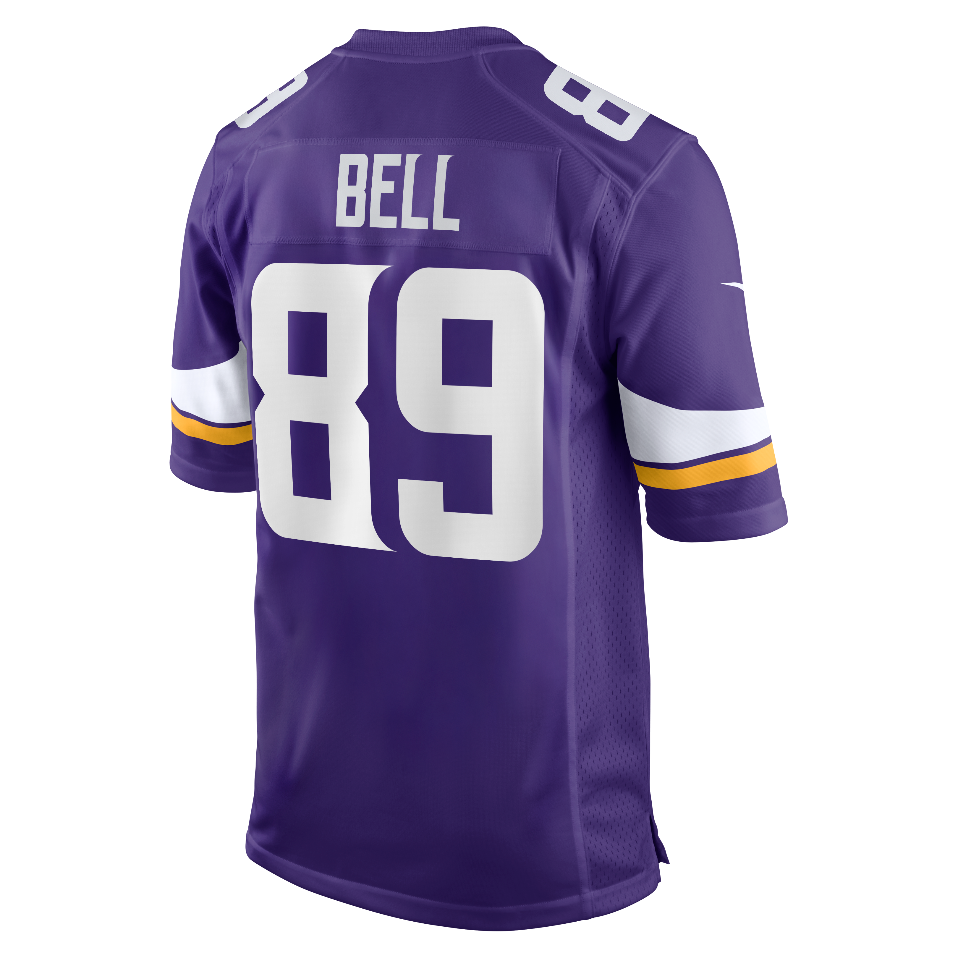 Men's Nike Dillon Bell Purple Minnesota Vikings Team Game Jersey