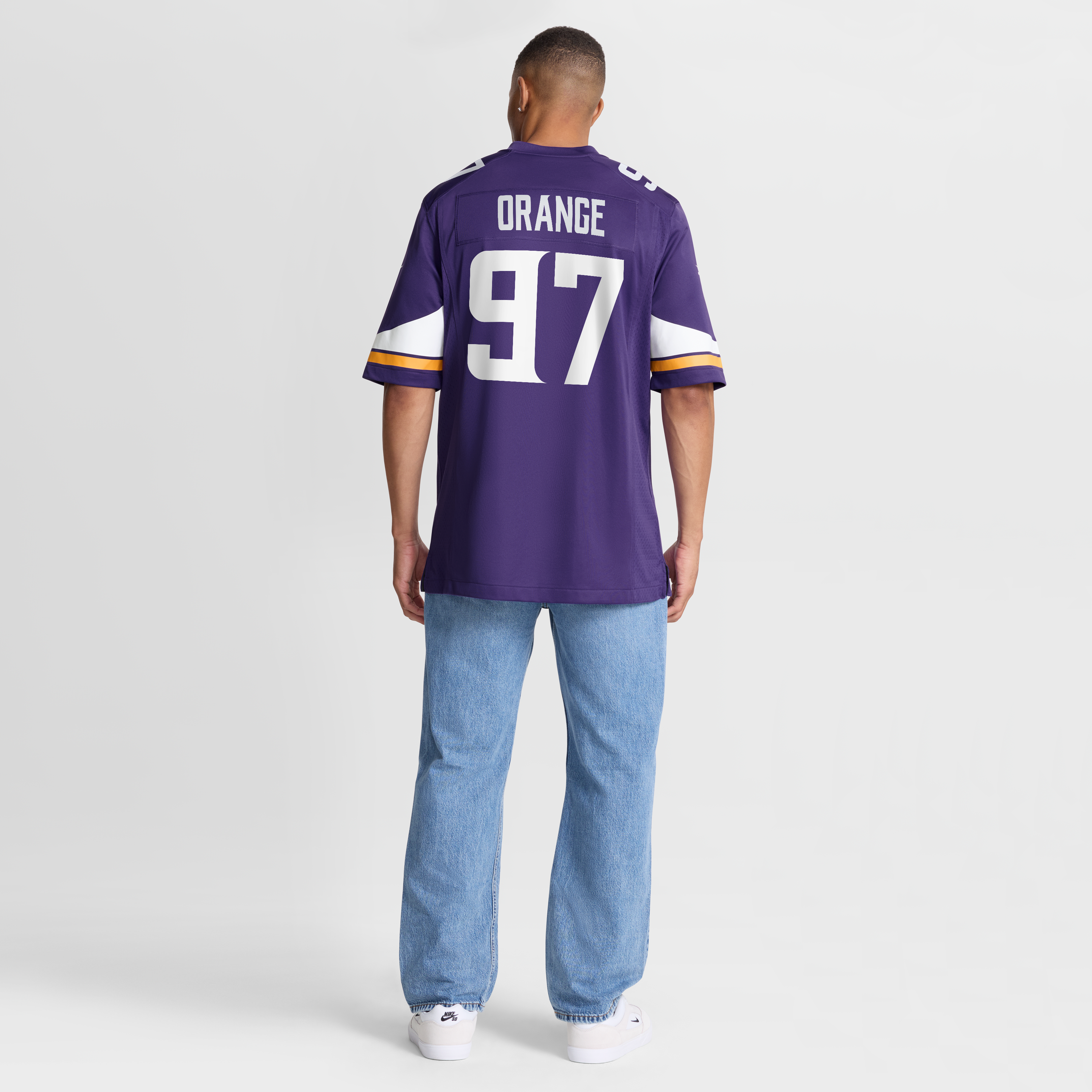 Maillot de match Nike Domonique orange et violet des Vikings du Minnesota pour homme