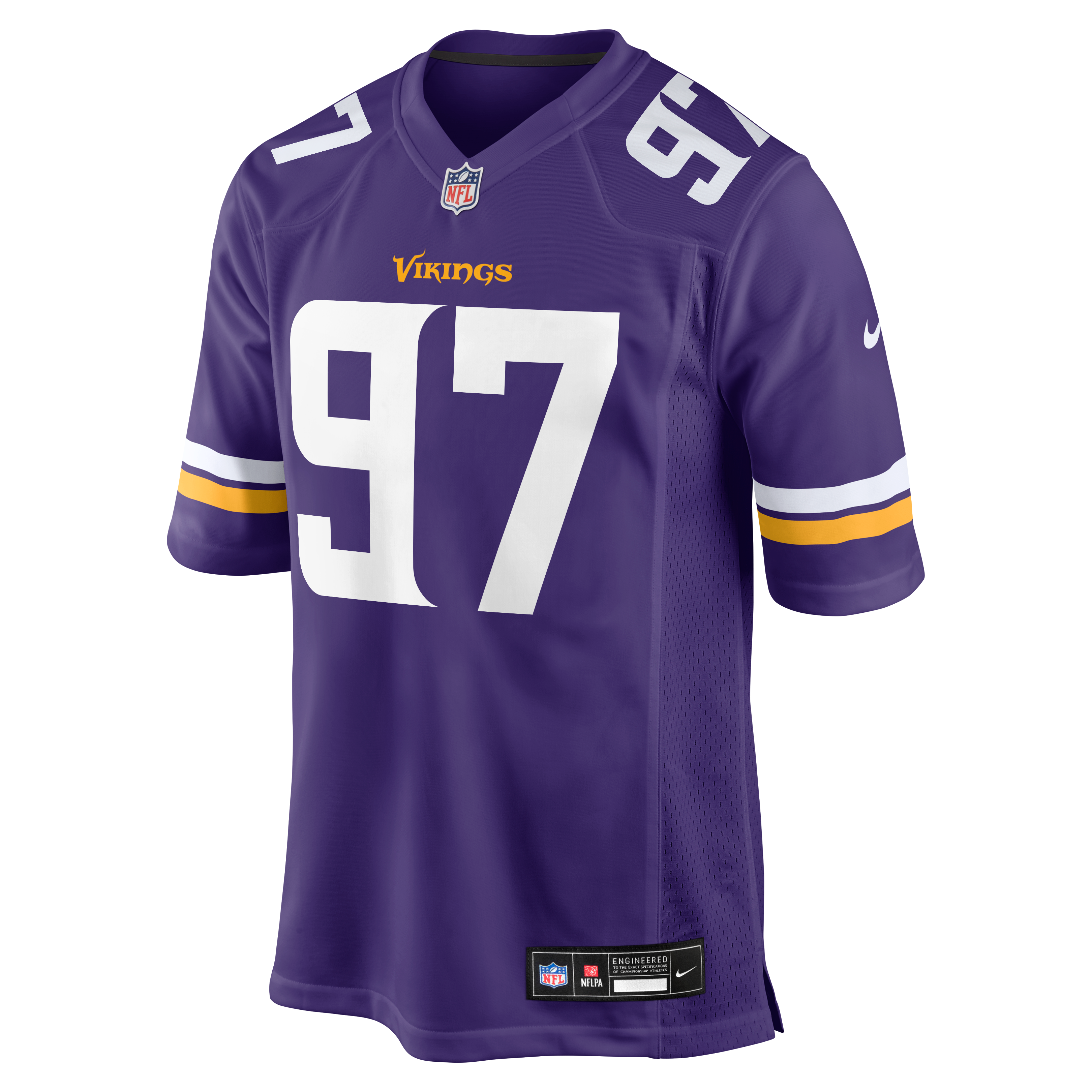 Maillot de match Nike Domonique orange et violet des Vikings du Minnesota pour homme