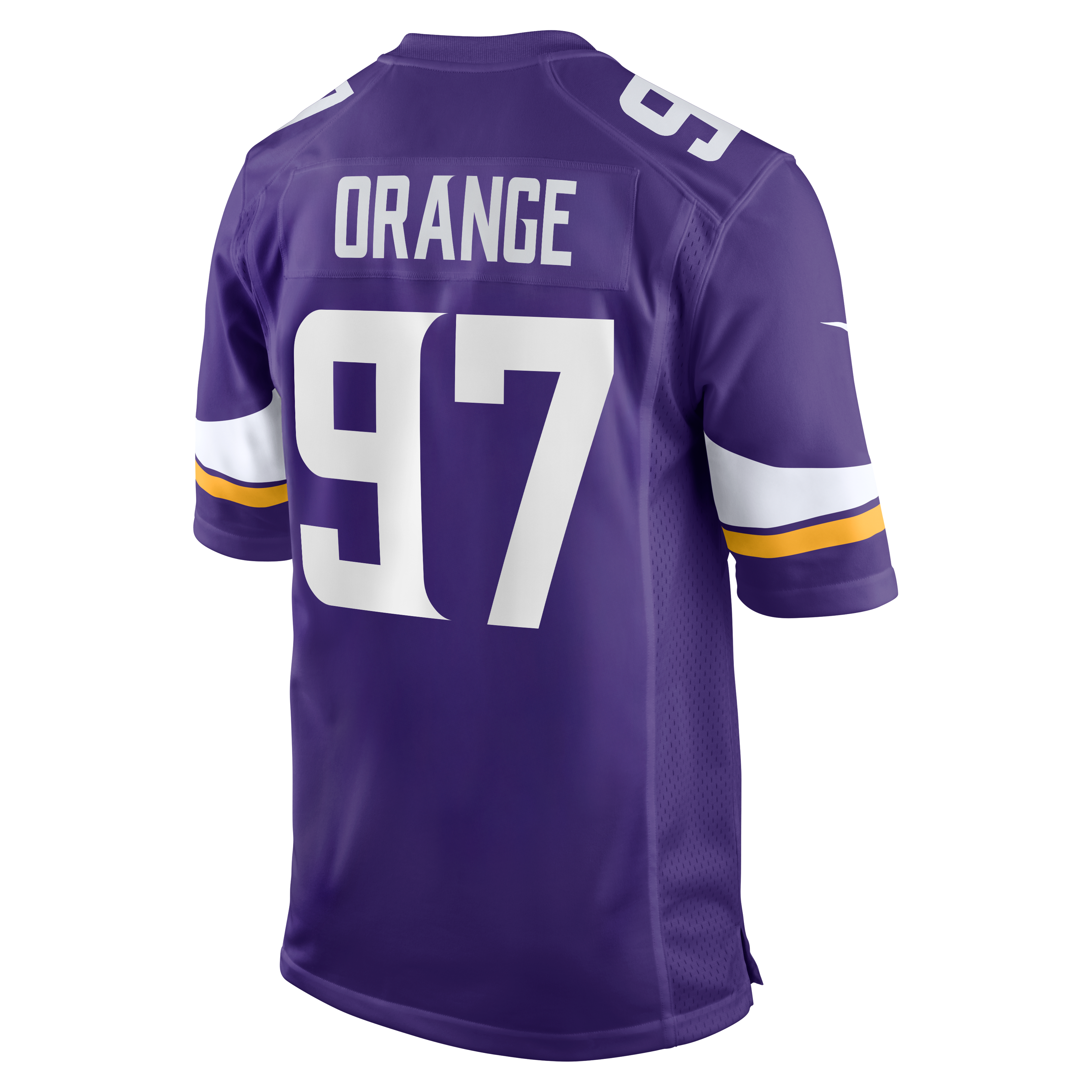 Maillot de match Nike Domonique orange et violet des Vikings du Minnesota pour homme