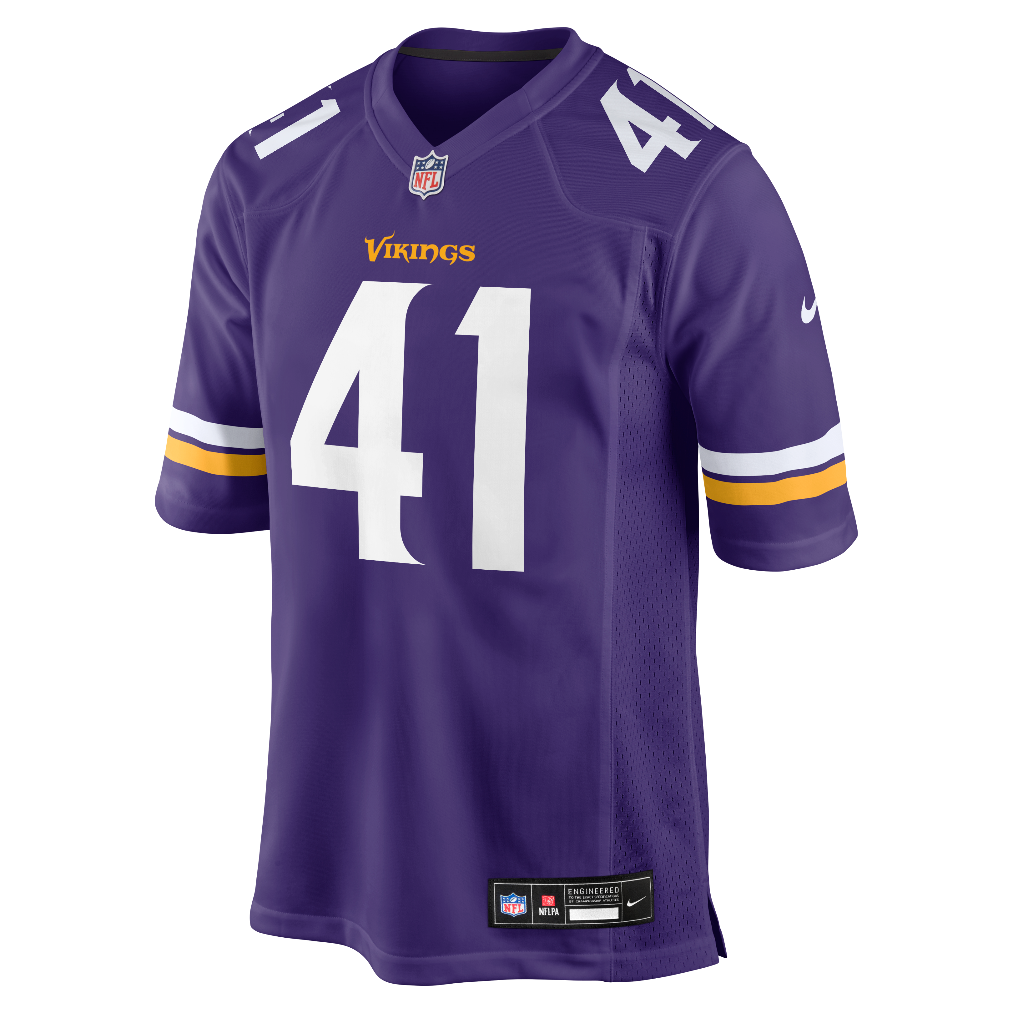 Maillot de match Nike Jake Golday violet des Vikings du Minnesota pour homme